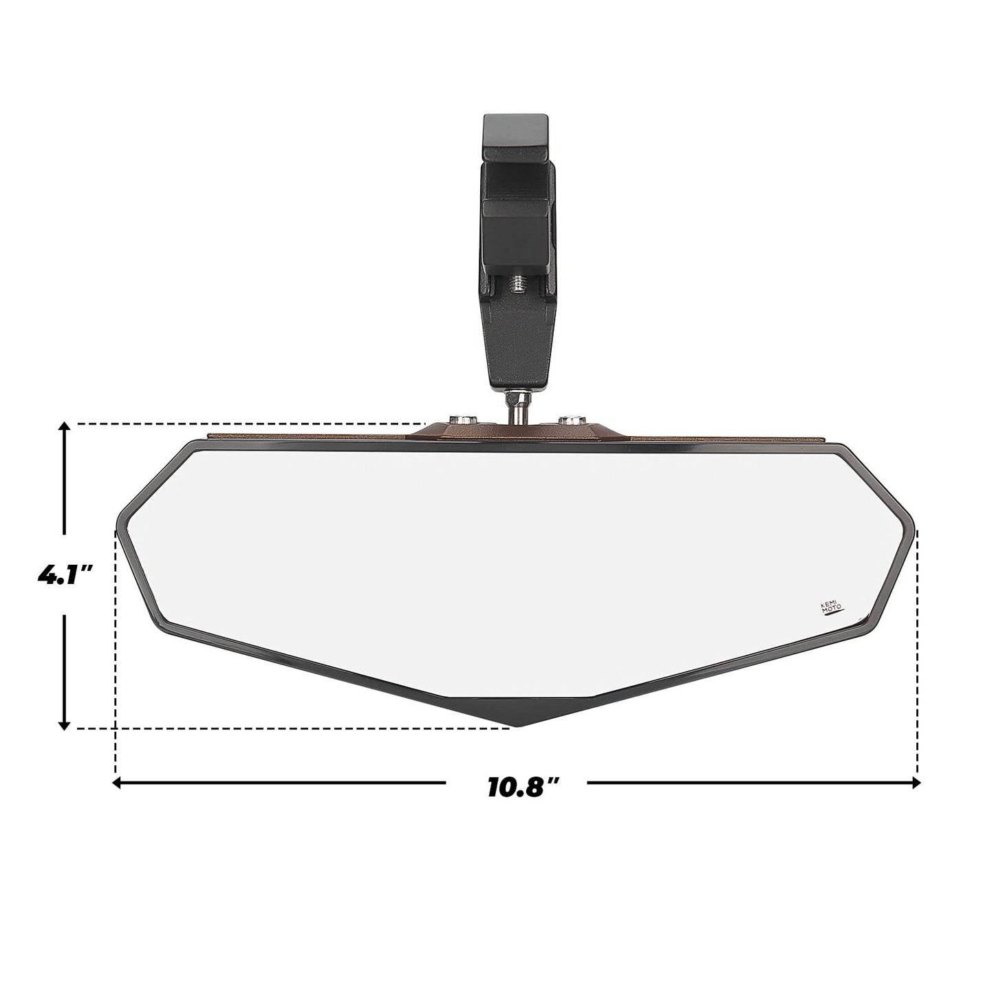 UTV Rear View Mirror for 1.6"-2" Roll Bar Cages