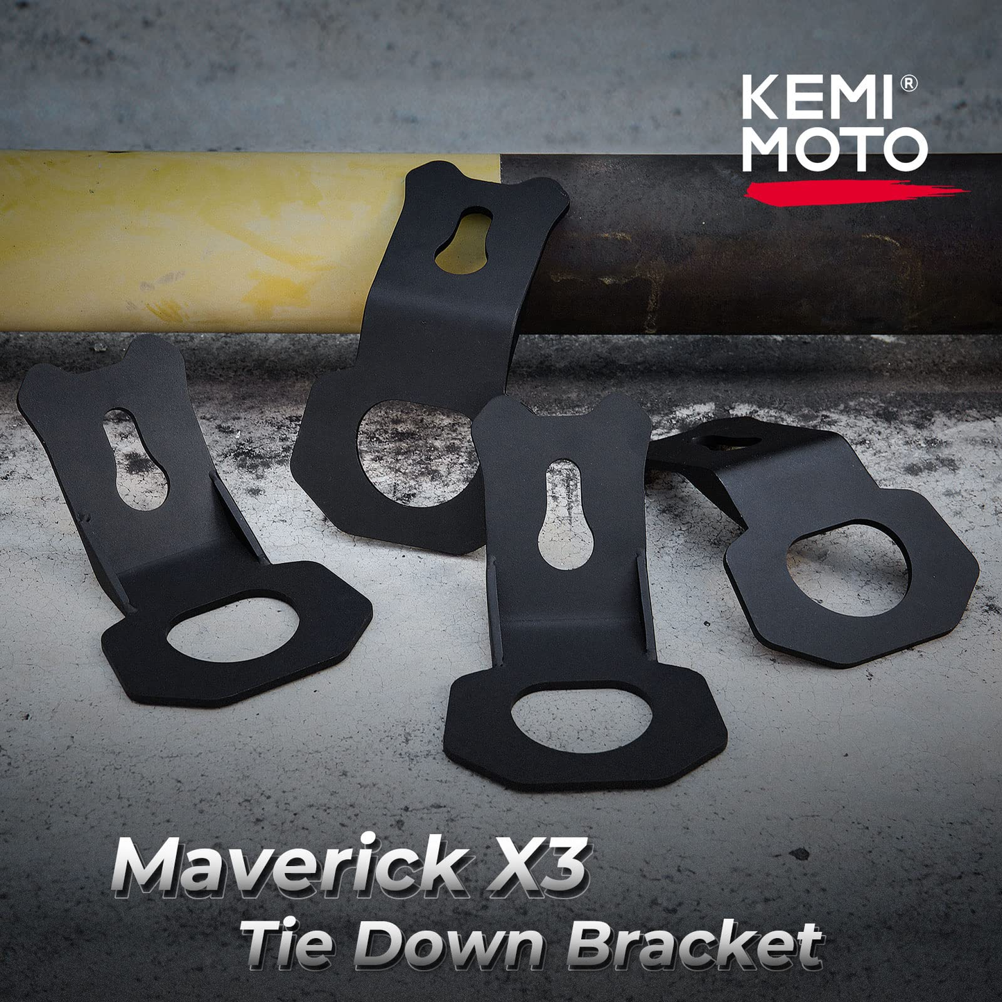 4PCS Tie Down Brackets Hooks for Can Am Maverick X3/MAX