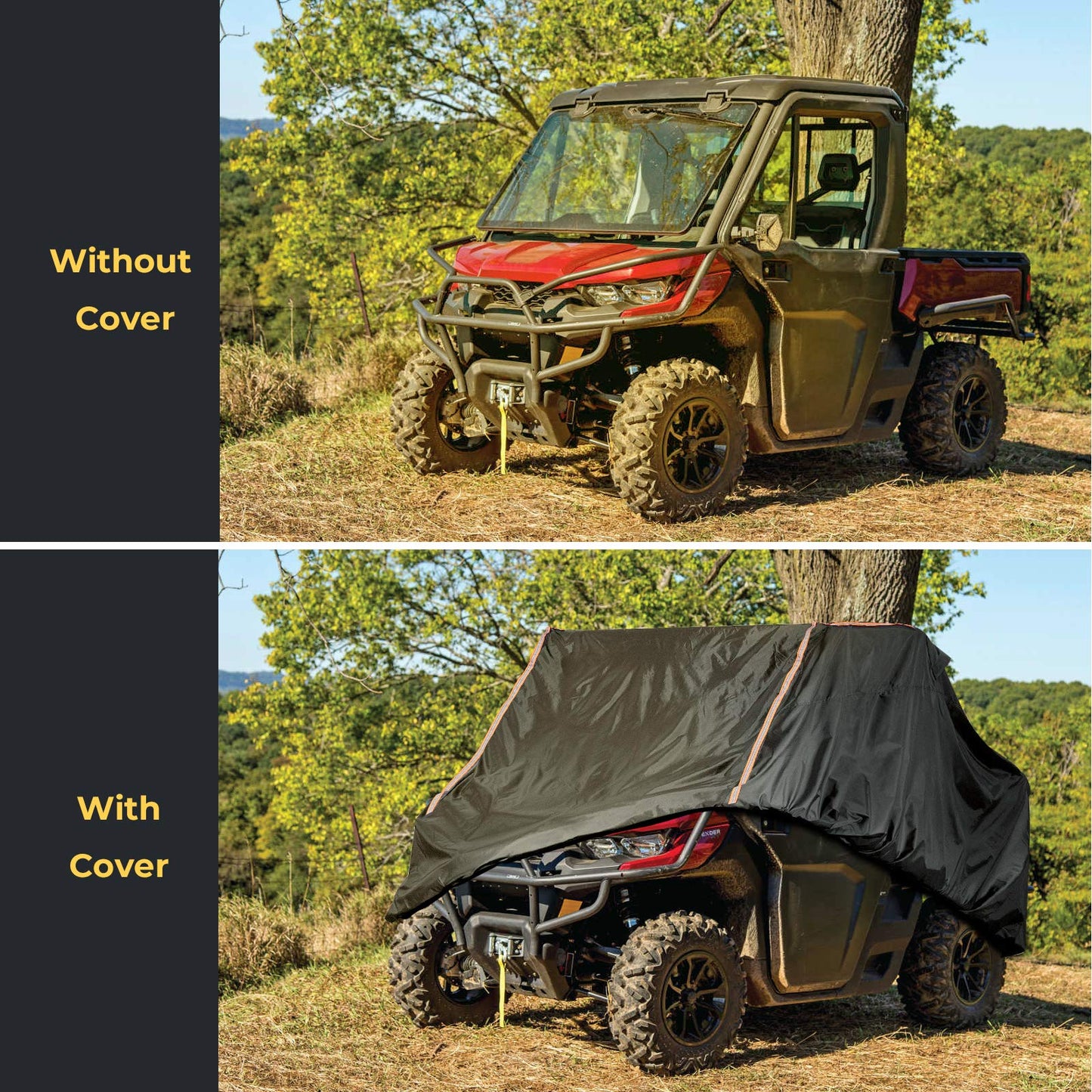 2-Seater UTV Cover for Defender, Ranger, Commander