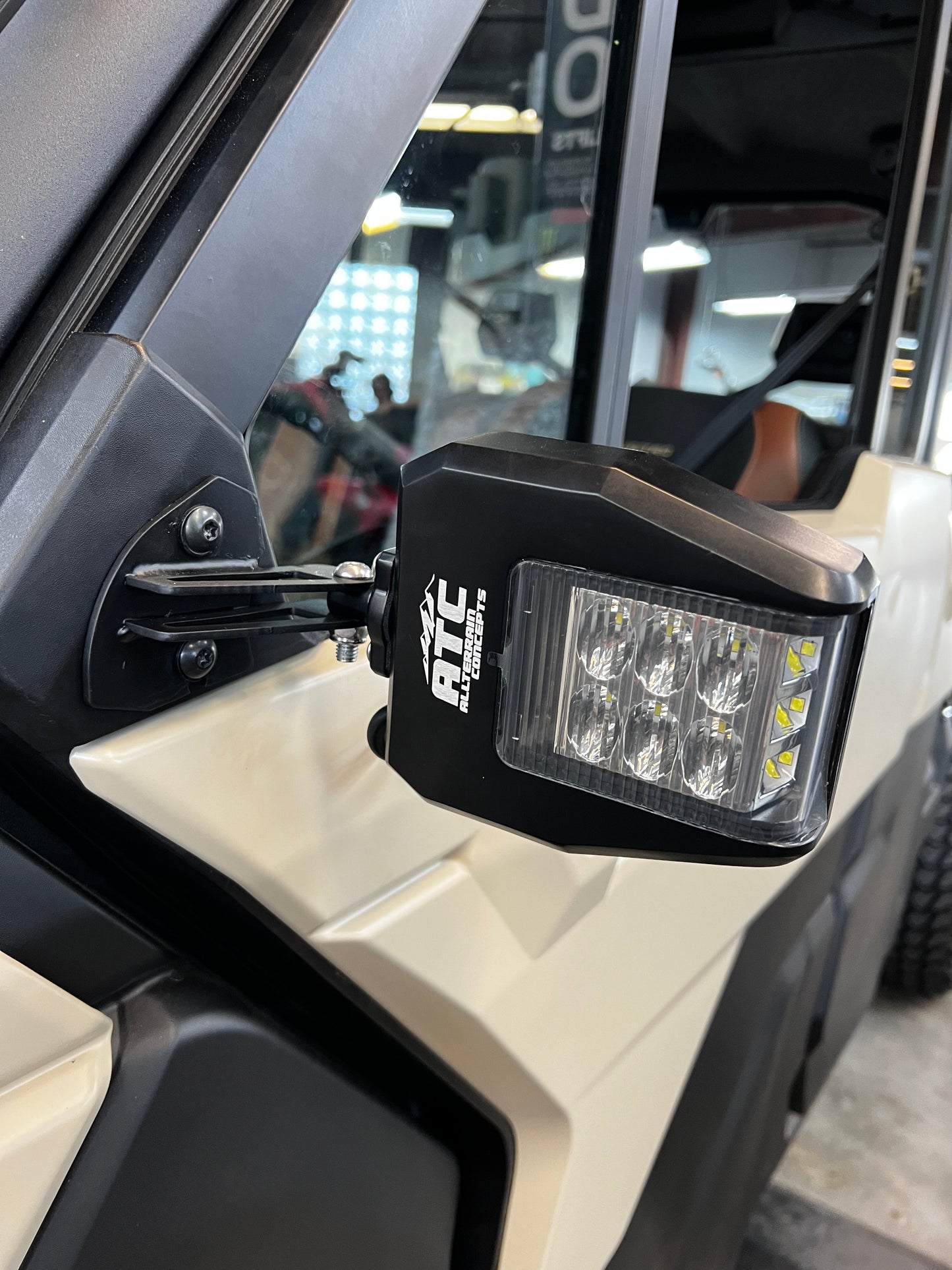 All Terrain Concepts Side-Winder UTV Mirror Billet Aluminum