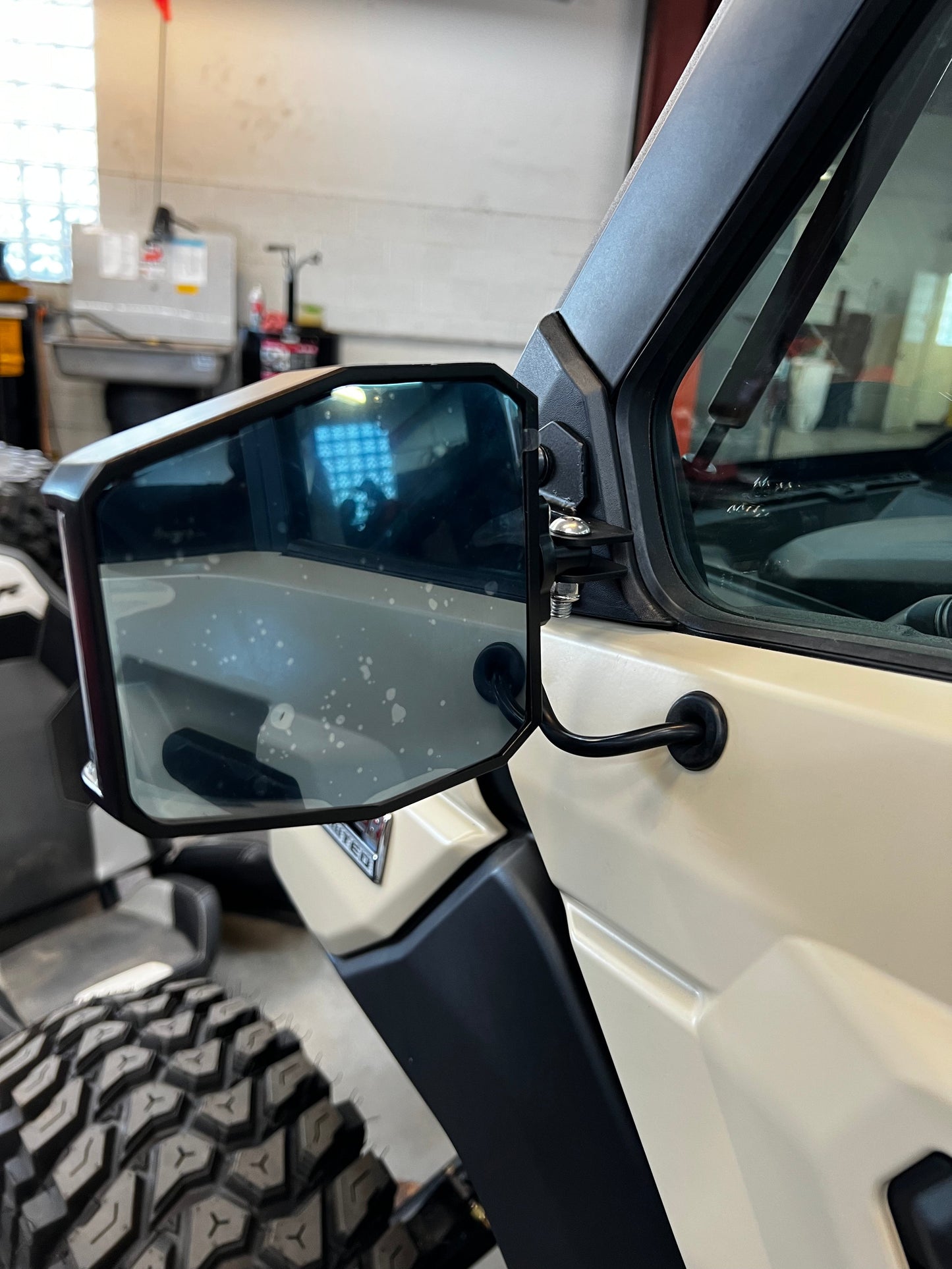 All Terrain Concepts Side-Winder UTV Mirror Billet Aluminum