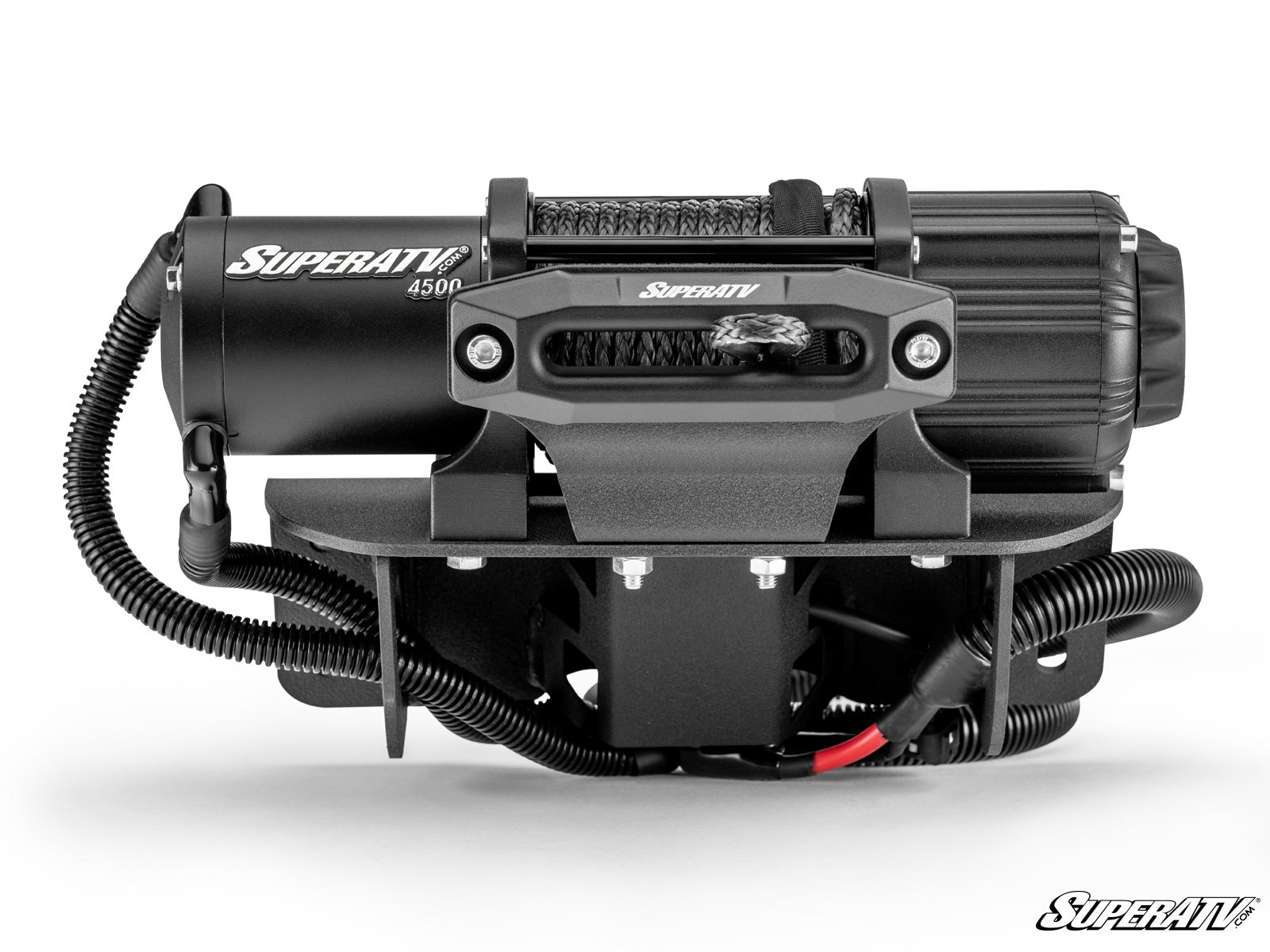 SuperATV Kawasaki Teryx S Ready-Fit Winch 4500lb Black Ops