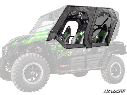 SuperATV Kawasaki Teryx 4 Primal Soft Cab Enclosure Upper Doors