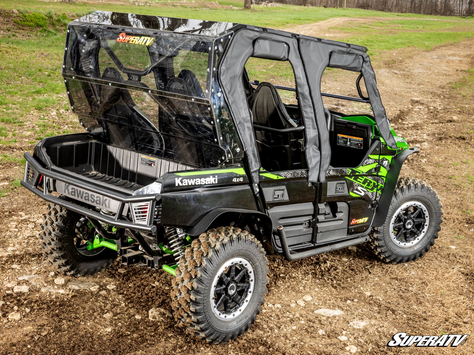 SuperATV Kawasaki Teryx 4 Primal Soft Cab Enclosure Upper Doors