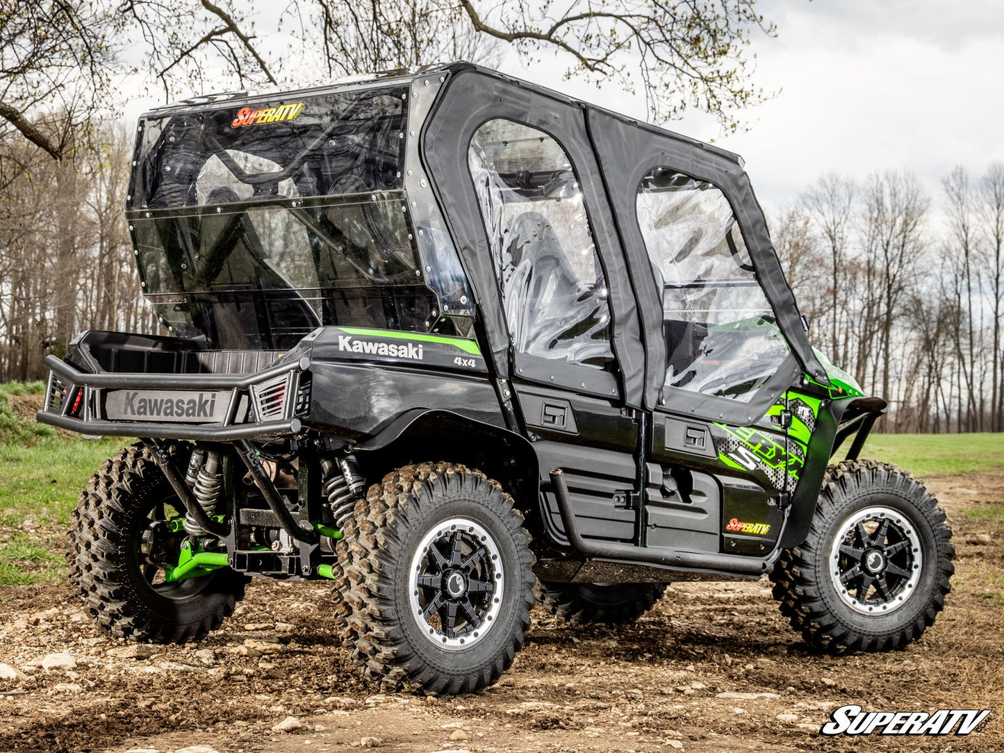 SuperATV Kawasaki Teryx 4 Primal Soft Cab Enclosure Upper Doors