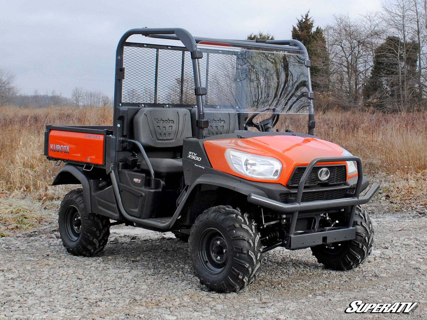 Kubota RTV X-900 / X-1120D Scratch-Resistant Full Windshield