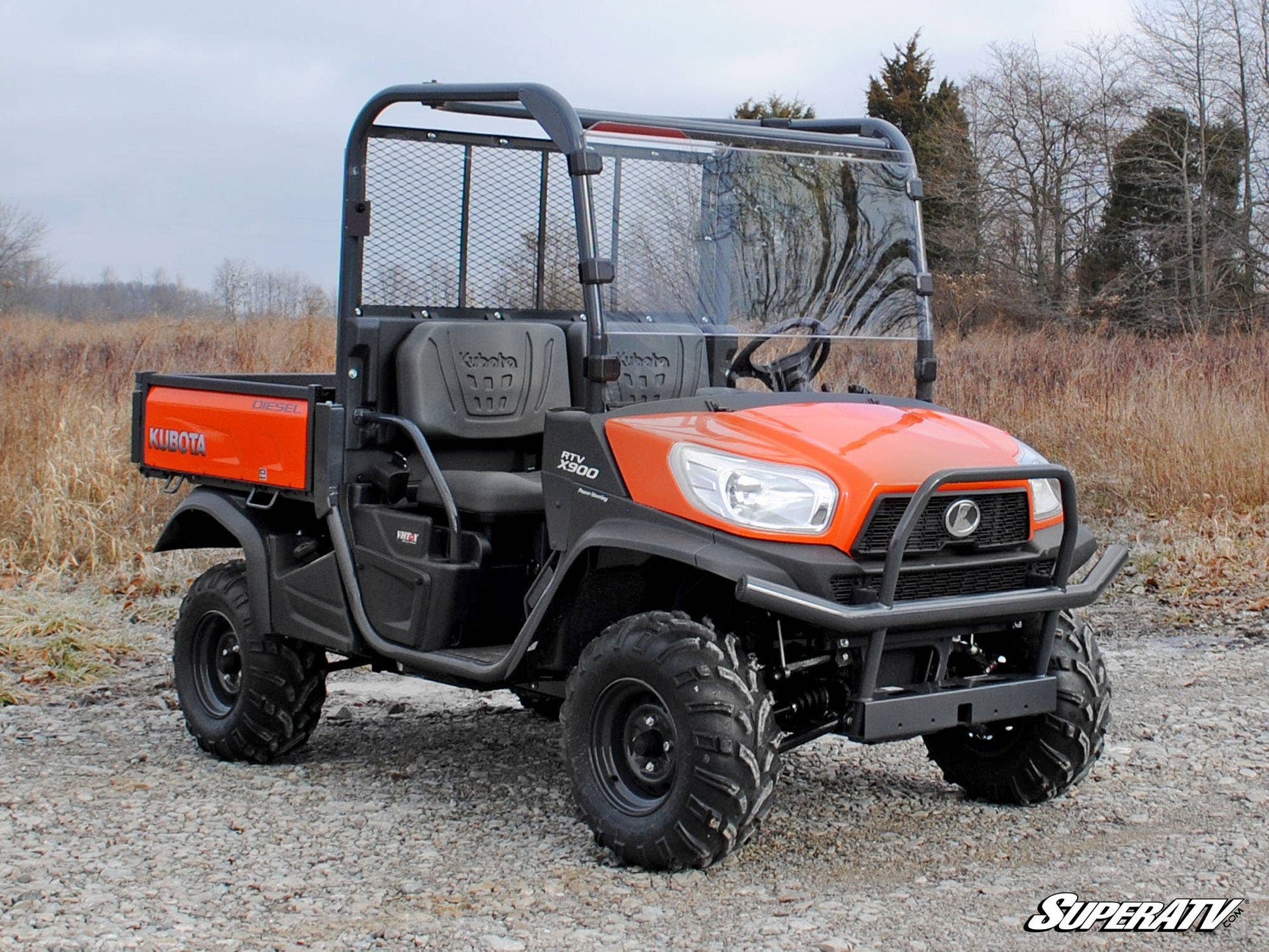 Kubota RTV X-900 / X-1120D Scratch-Resistant Full Windshield