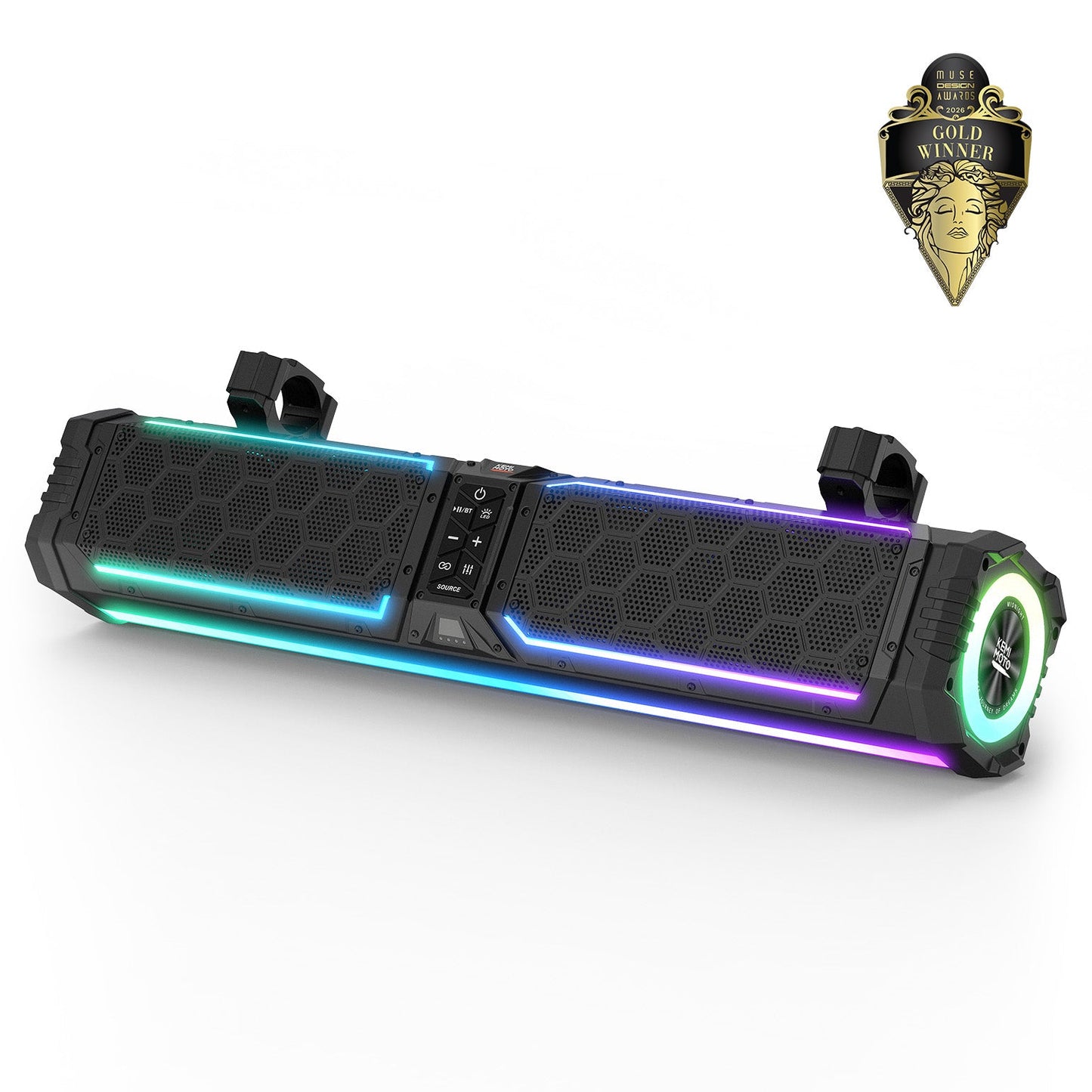 Kemimoto Midnight 70 Gen2 Soundbar 680W Max Power IP66 Waterproof