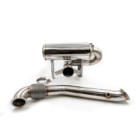 Bikeman Performance Maverick R Turbo-Back Center Exhaust 3-Inch