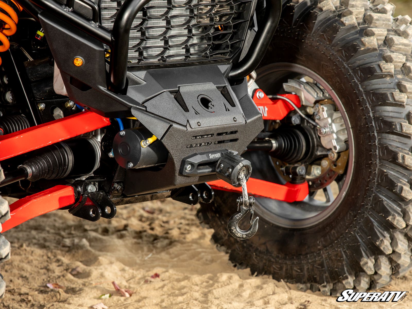 SuperATV Polaris RZR XP Winch Mount 3500 lb