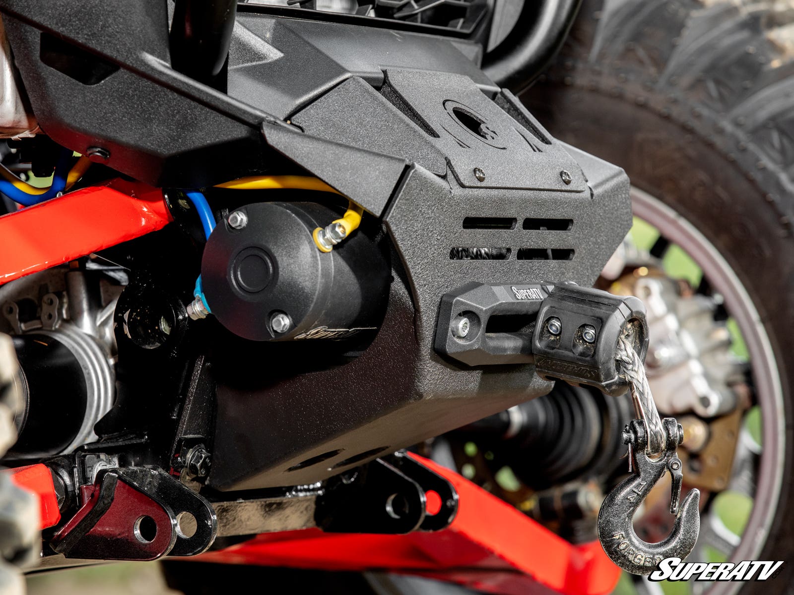 SuperATV Polaris RZR XP Winch Mount 3500 lb