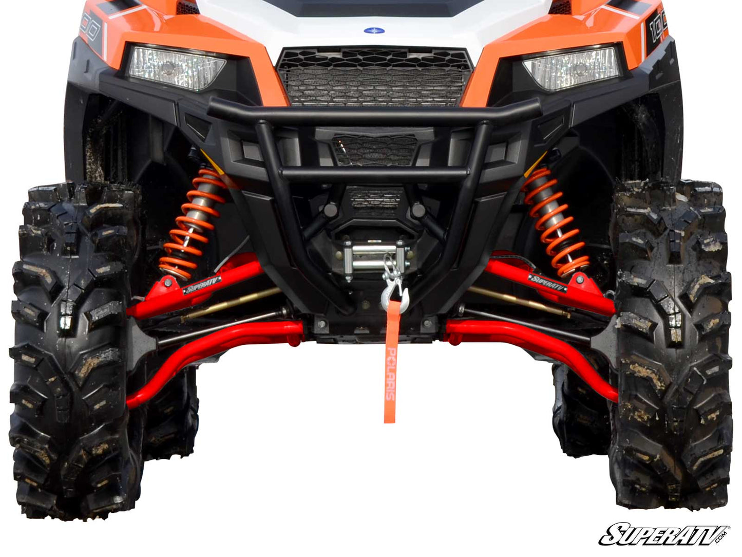 SuperATV Polaris General High-Clearance A-Arms 2-Inch Lift UV-Coated