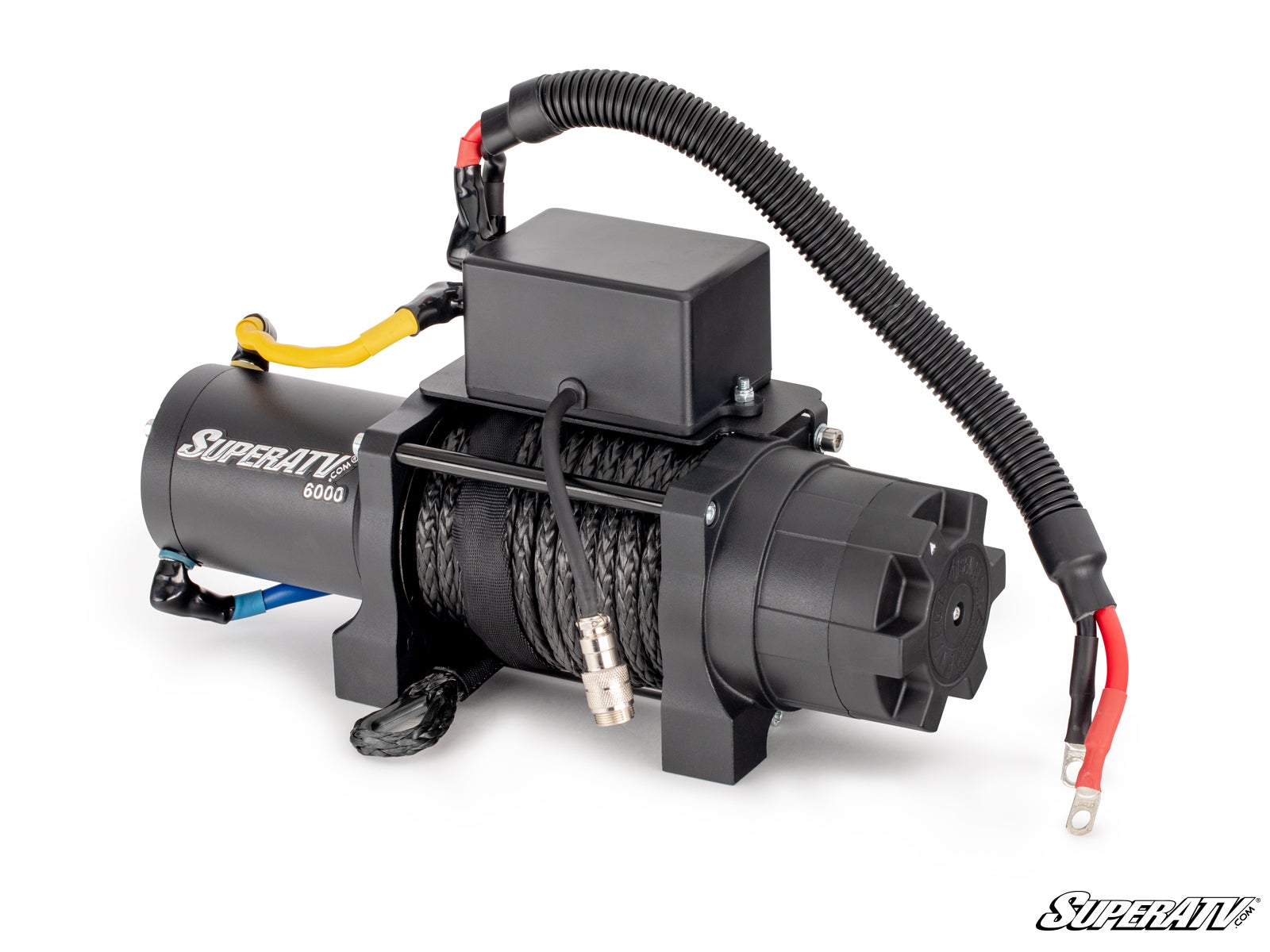 SuperATV Polaris General 1000 Ready-Fit Winch 4500 Lb Black Ops