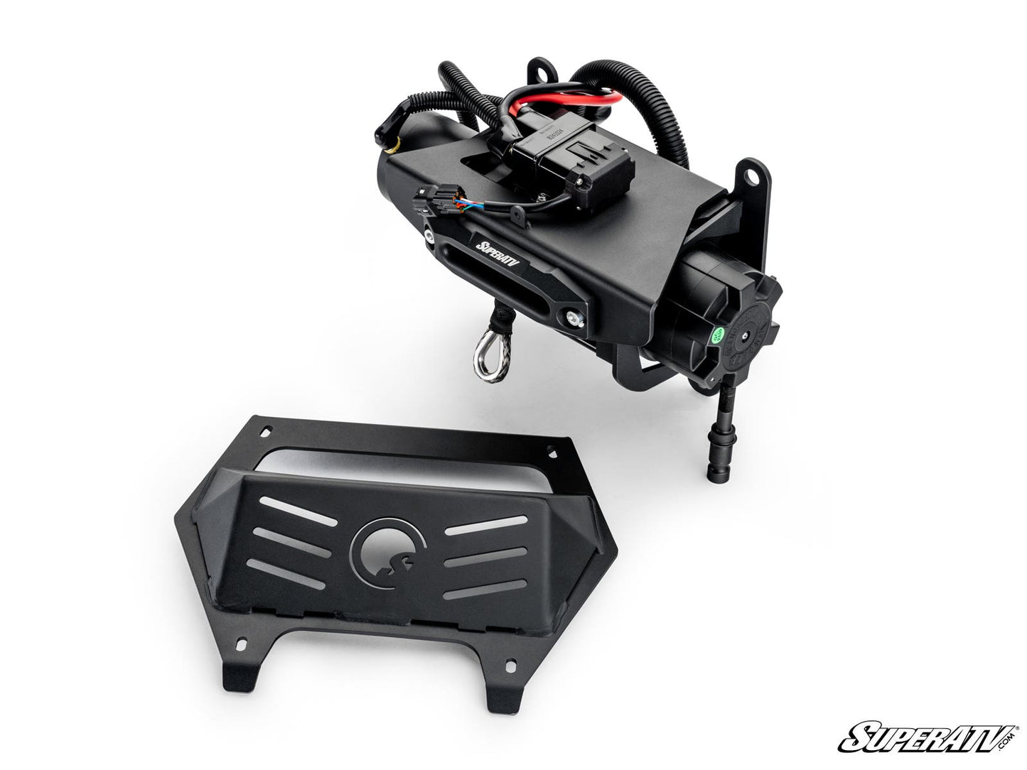 SuperATV Ready-Fit Winch 4500‑6000 lb for Polaris RZR Pro R