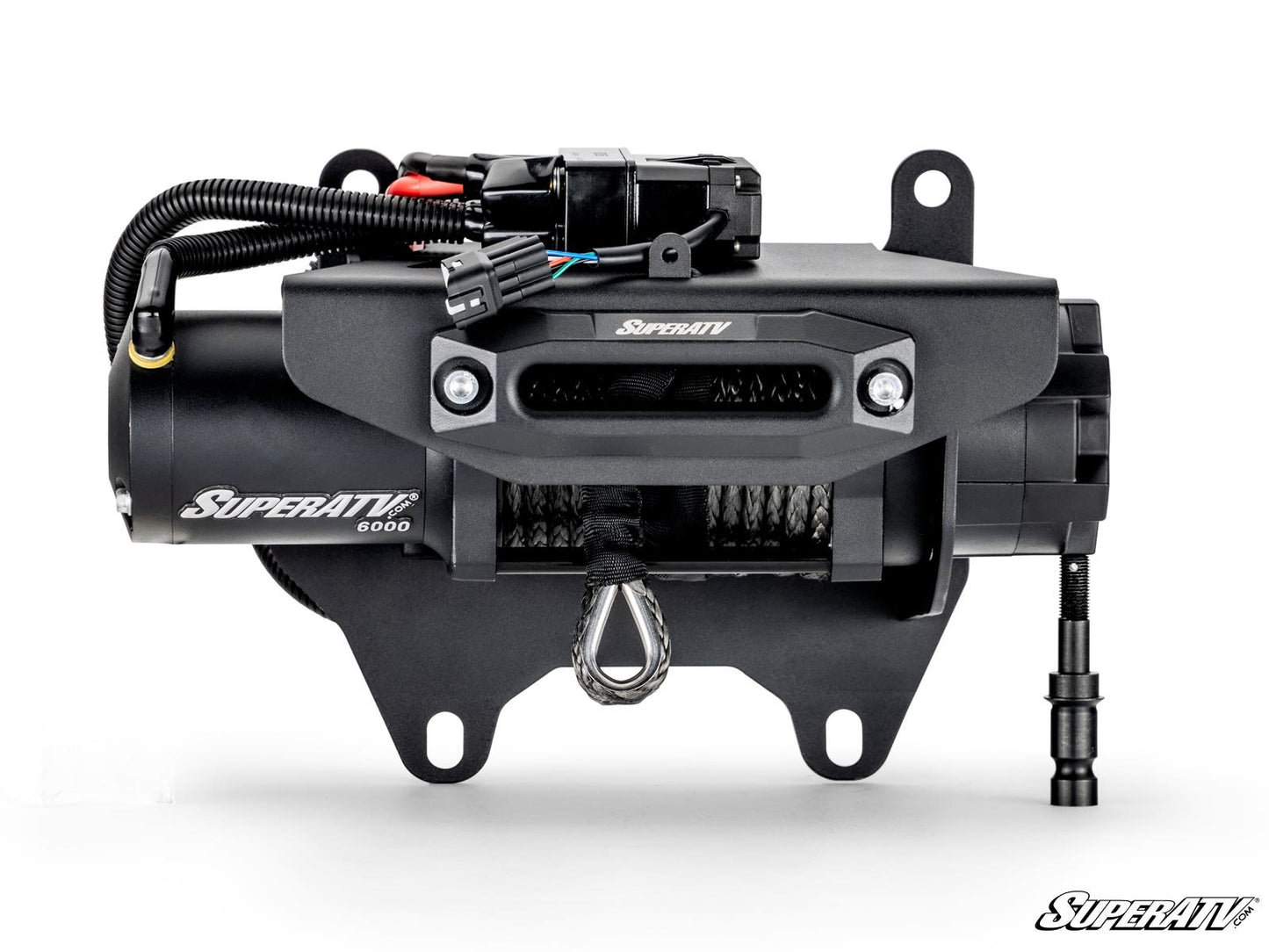 SuperATV Ready-Fit Winch 4500‑6000 lb for Polaris RZR Pro R