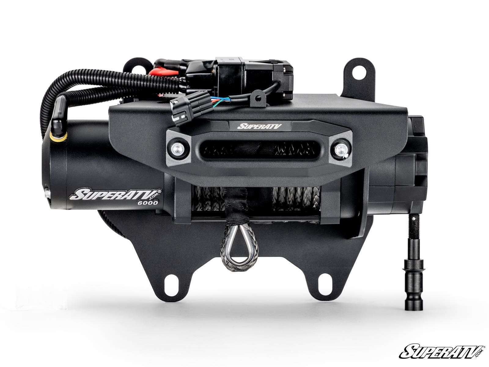 SuperATV Ready-Fit Winch 4500‑6000 lb for Polaris RZR Pro R