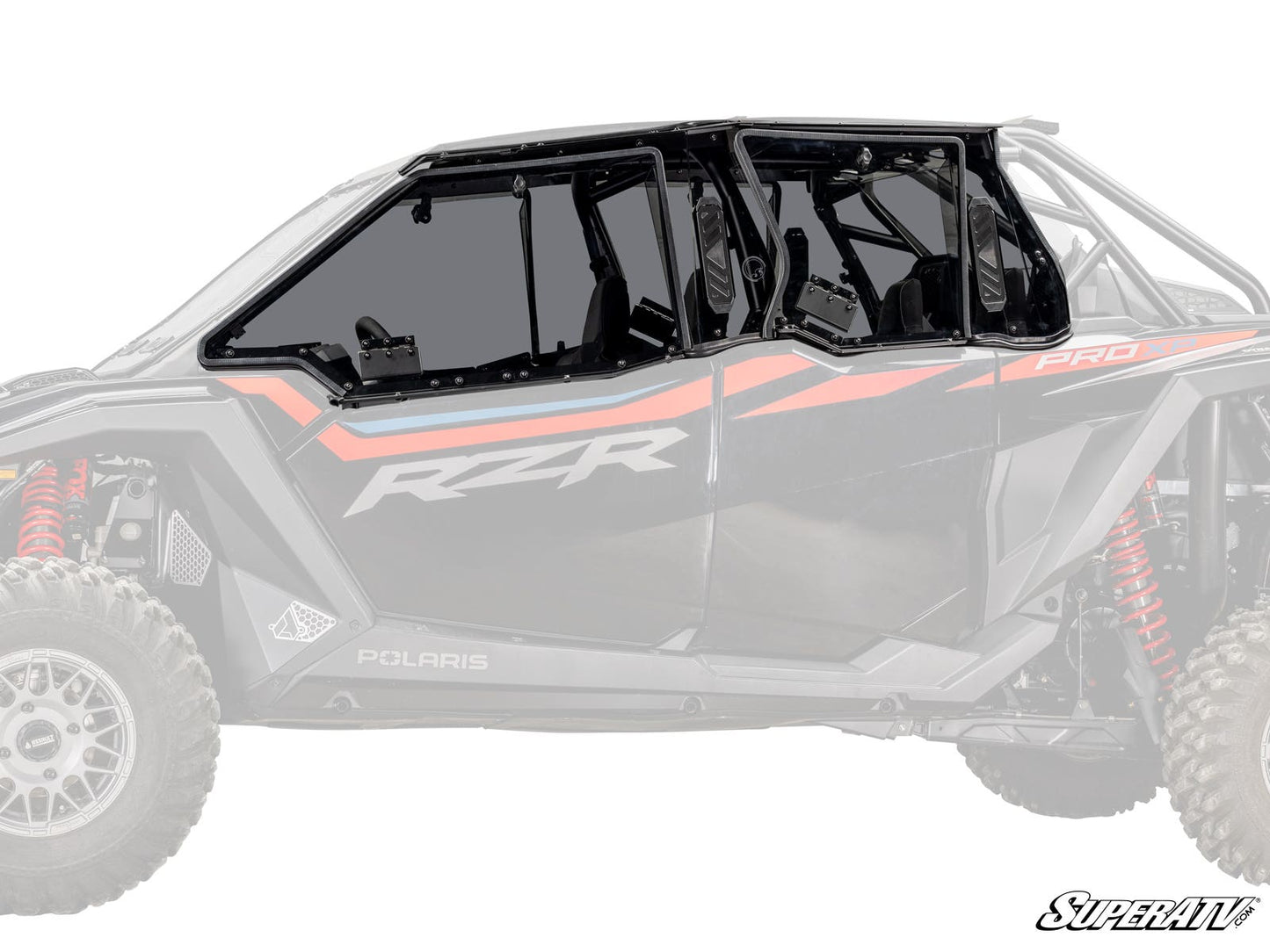 SuperATV Polaris RZR Pro S 4 Upper Doors Polycarbonate
