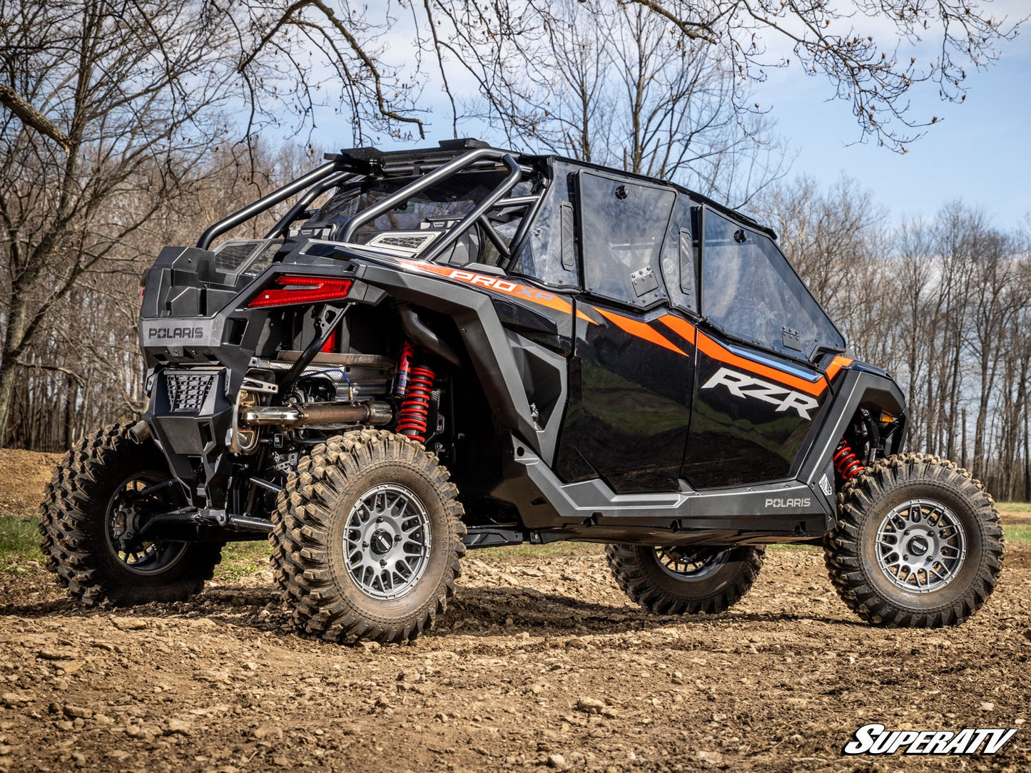 SuperATV Polaris RZR Pro S 4 Upper Doors Polycarbonate
