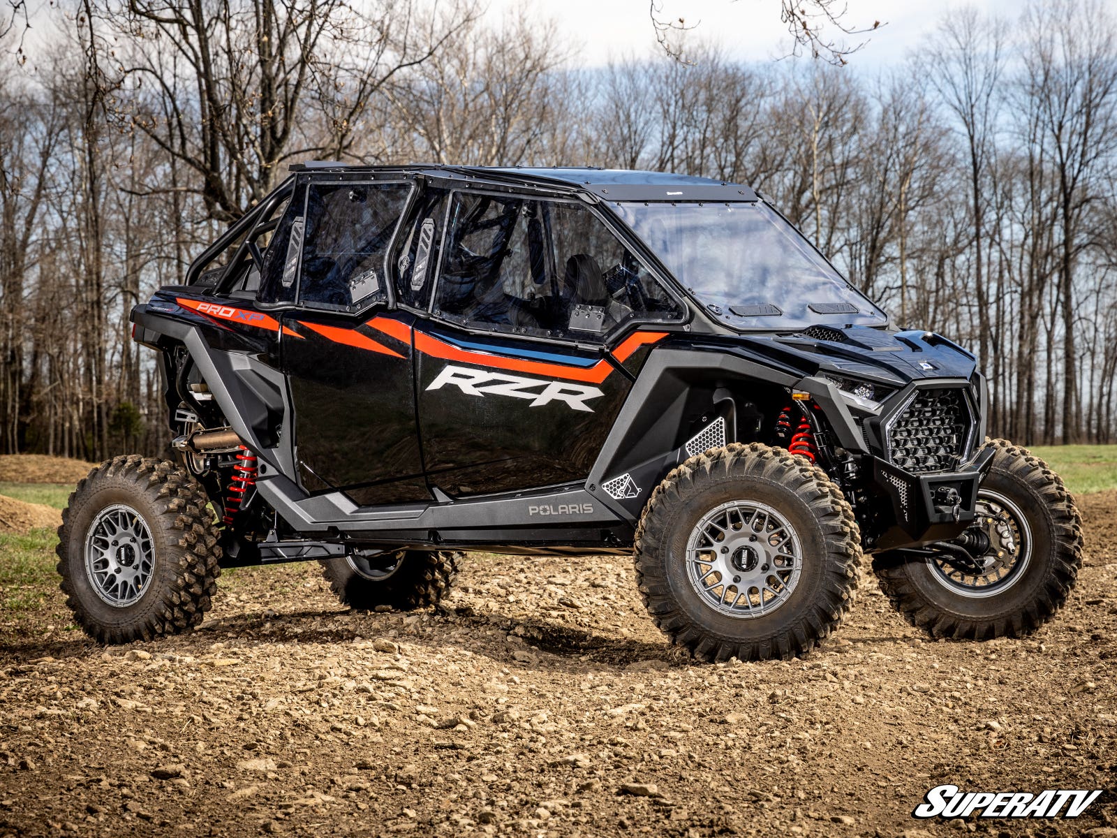 SuperATV Polaris RZR Pro S 4 Upper Doors Polycarbonate