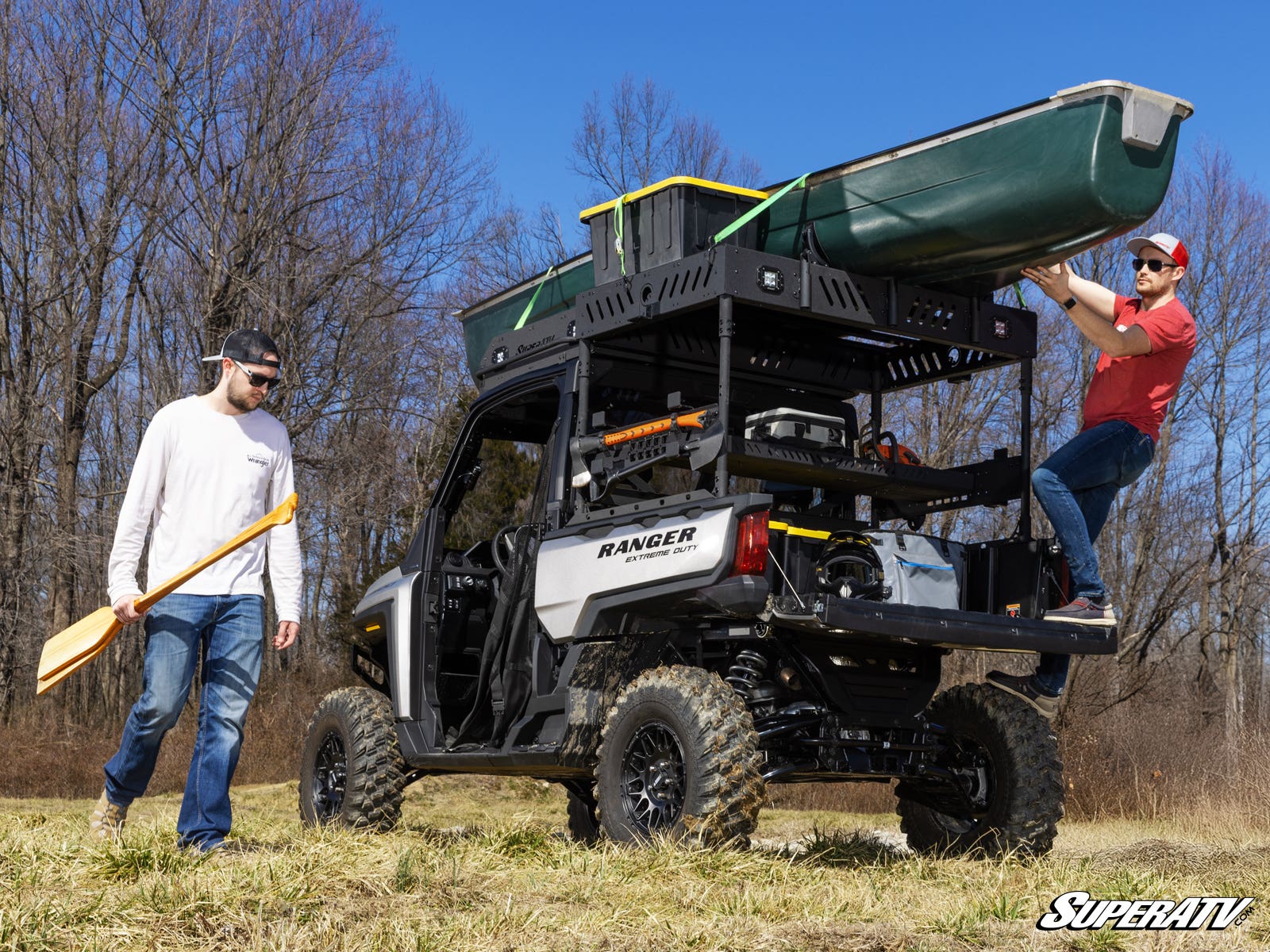 SuperATV Polaris Ranger XD 1500 Roof Rack – Aluminum Cargo Solution