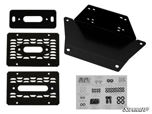SuperATV Polaris Ranger XP 570 Heavy‑Duty Winch Mounting Plate