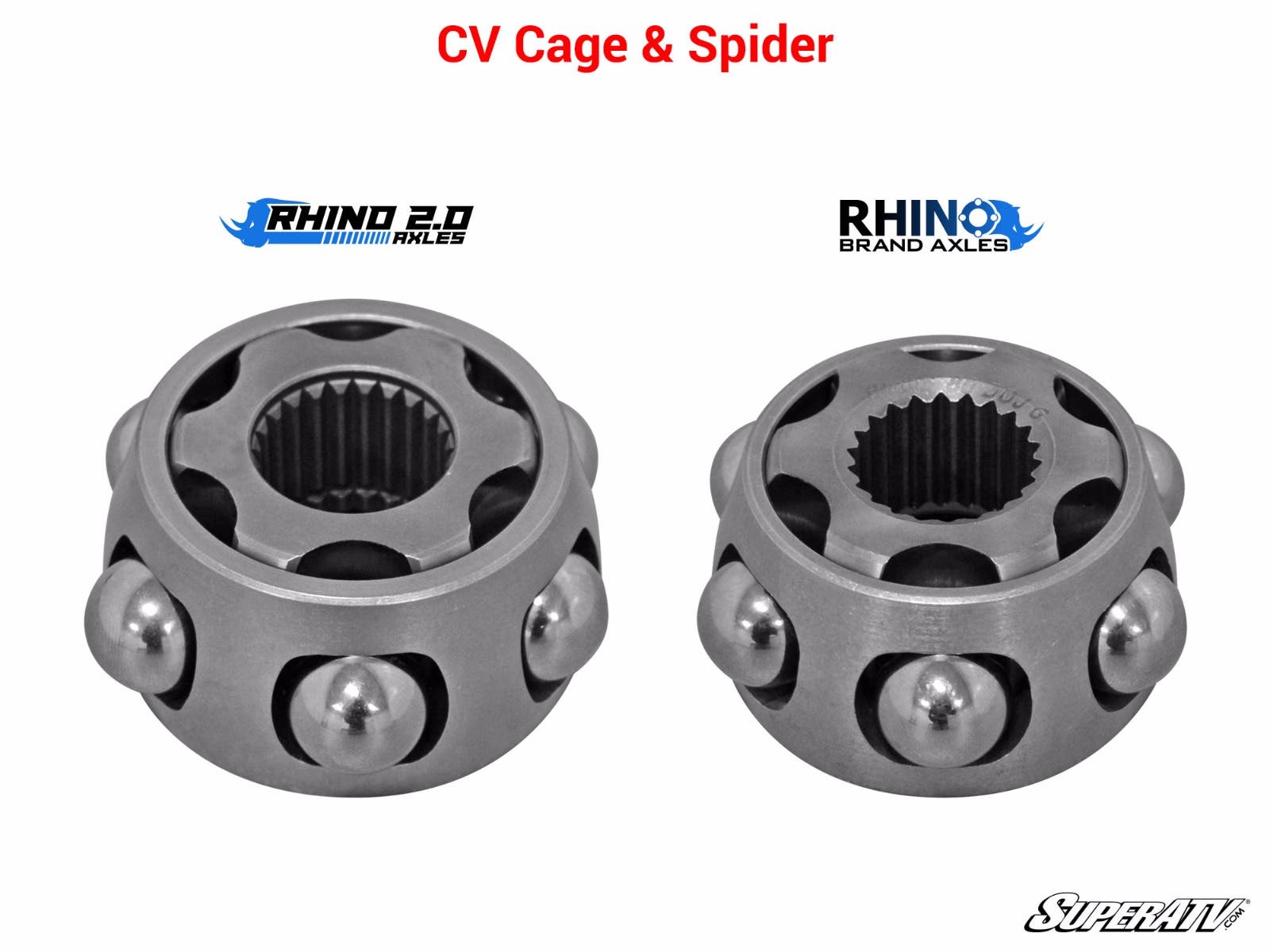 SuperATV Rhino 2.0 Heavy‑Duty Axle for Polaris RZR 800