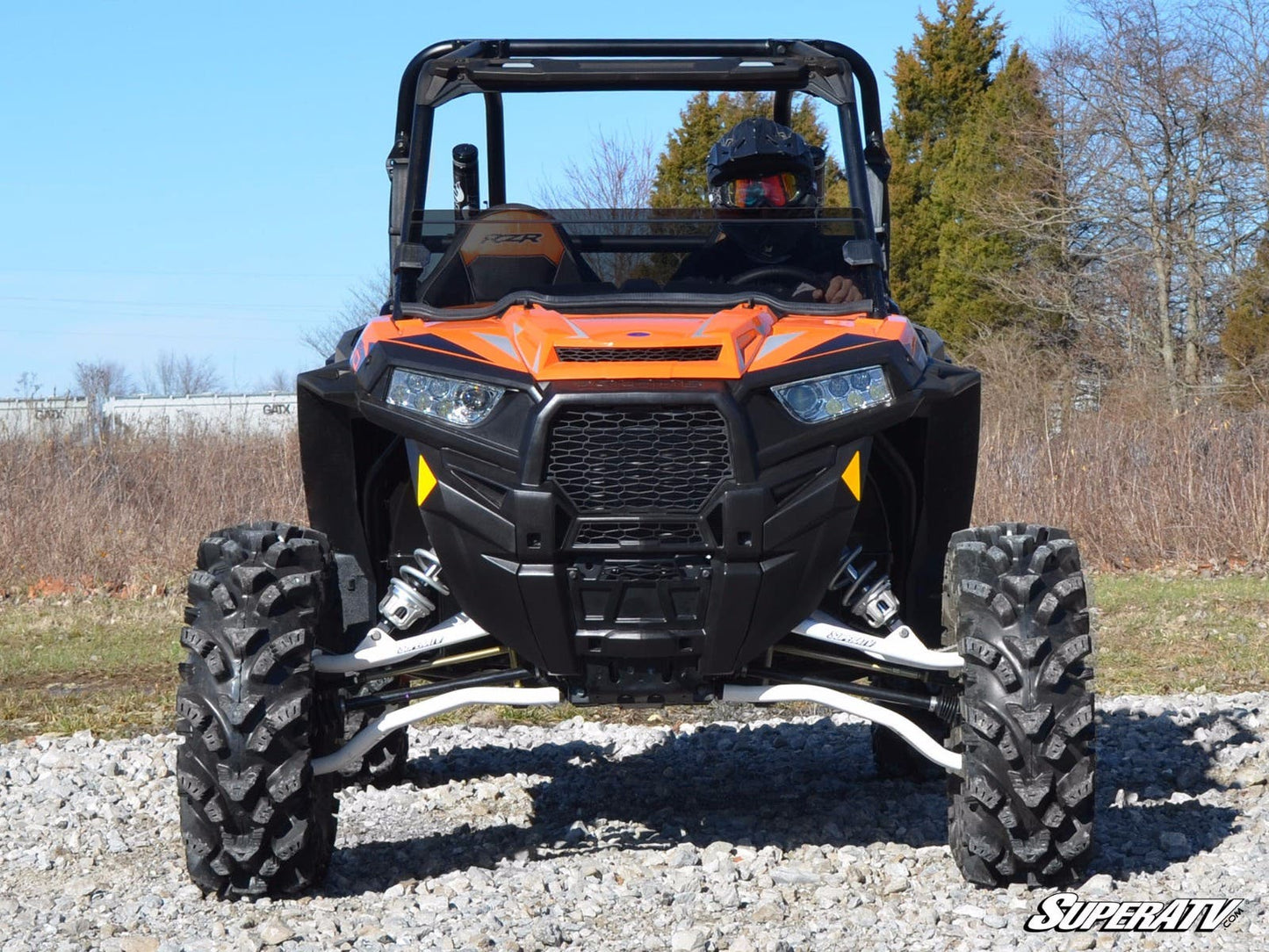SuperATV Polaris RZR S 1000 Half Windshield Scratch Resistant