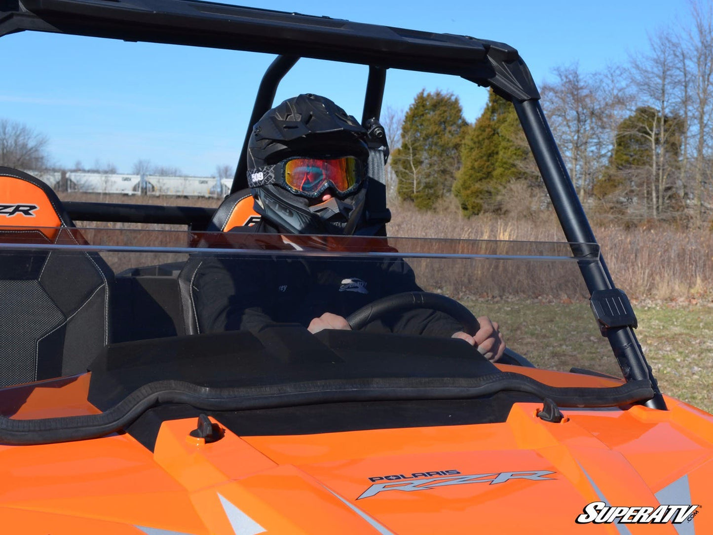 SuperATV Polaris RZR S 1000 Half Windshield Scratch Resistant