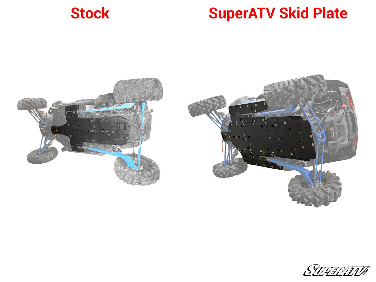 SuperATV Polaris RZR XP 1000 Full Skid Plate ARMW