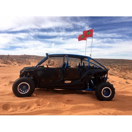 Polaris RZR4 XP1000 Roll Cage – Radius Design with Aluminum Roof