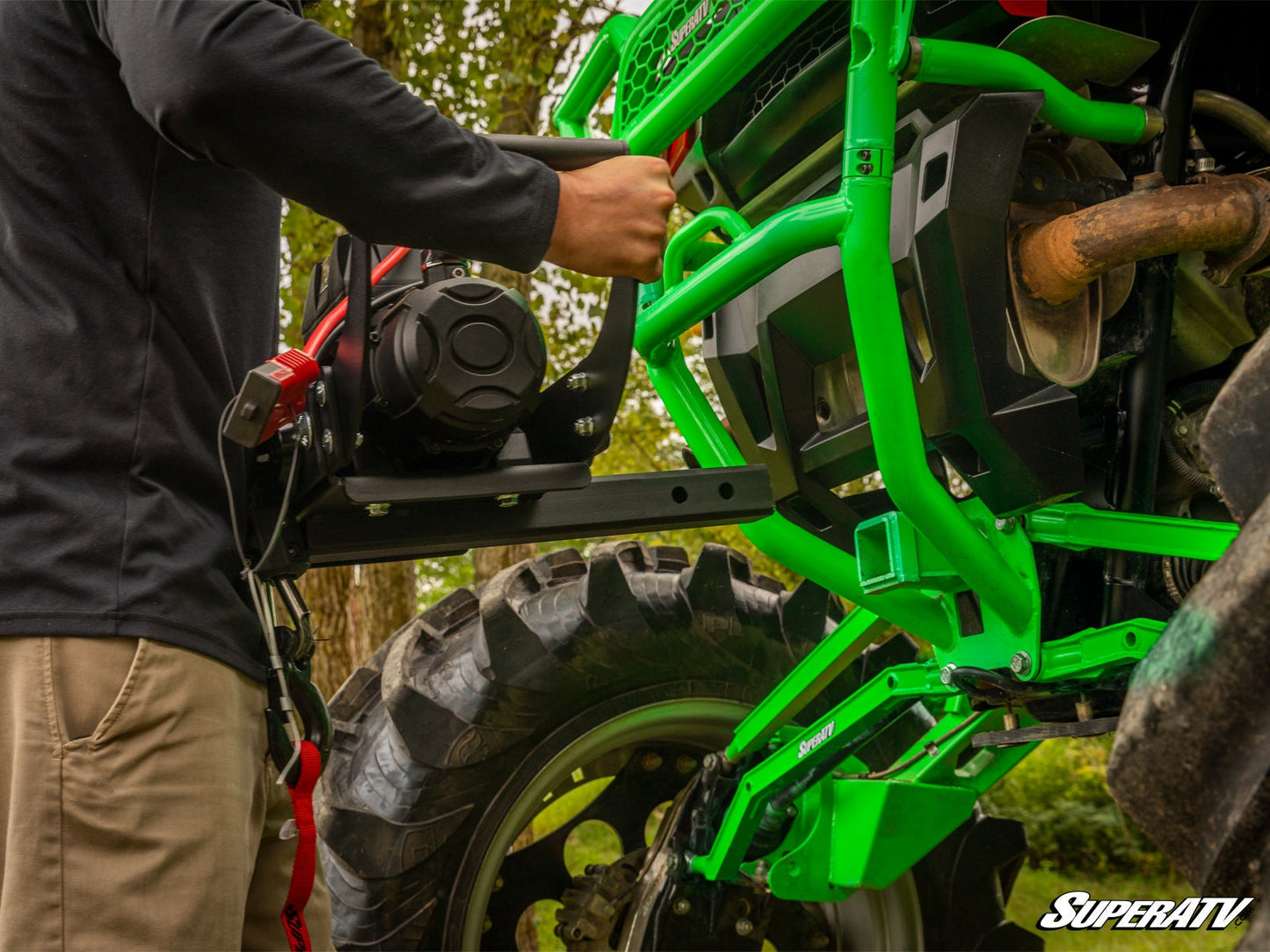 SuperATV12,000 lb Winch Receiver Mount