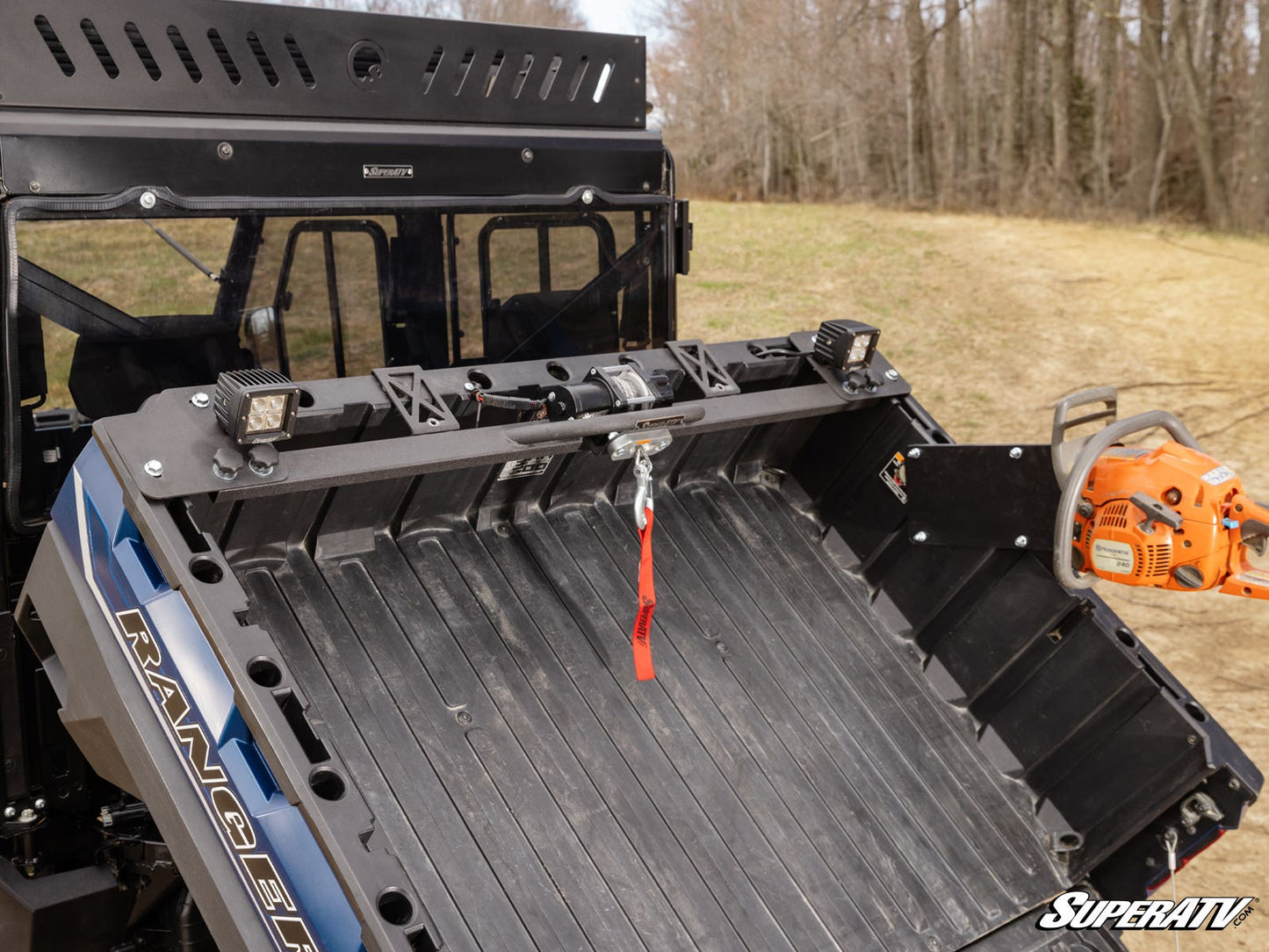 SuperATV Polaris Ranger 570 Bed Winch 500lb Capacity