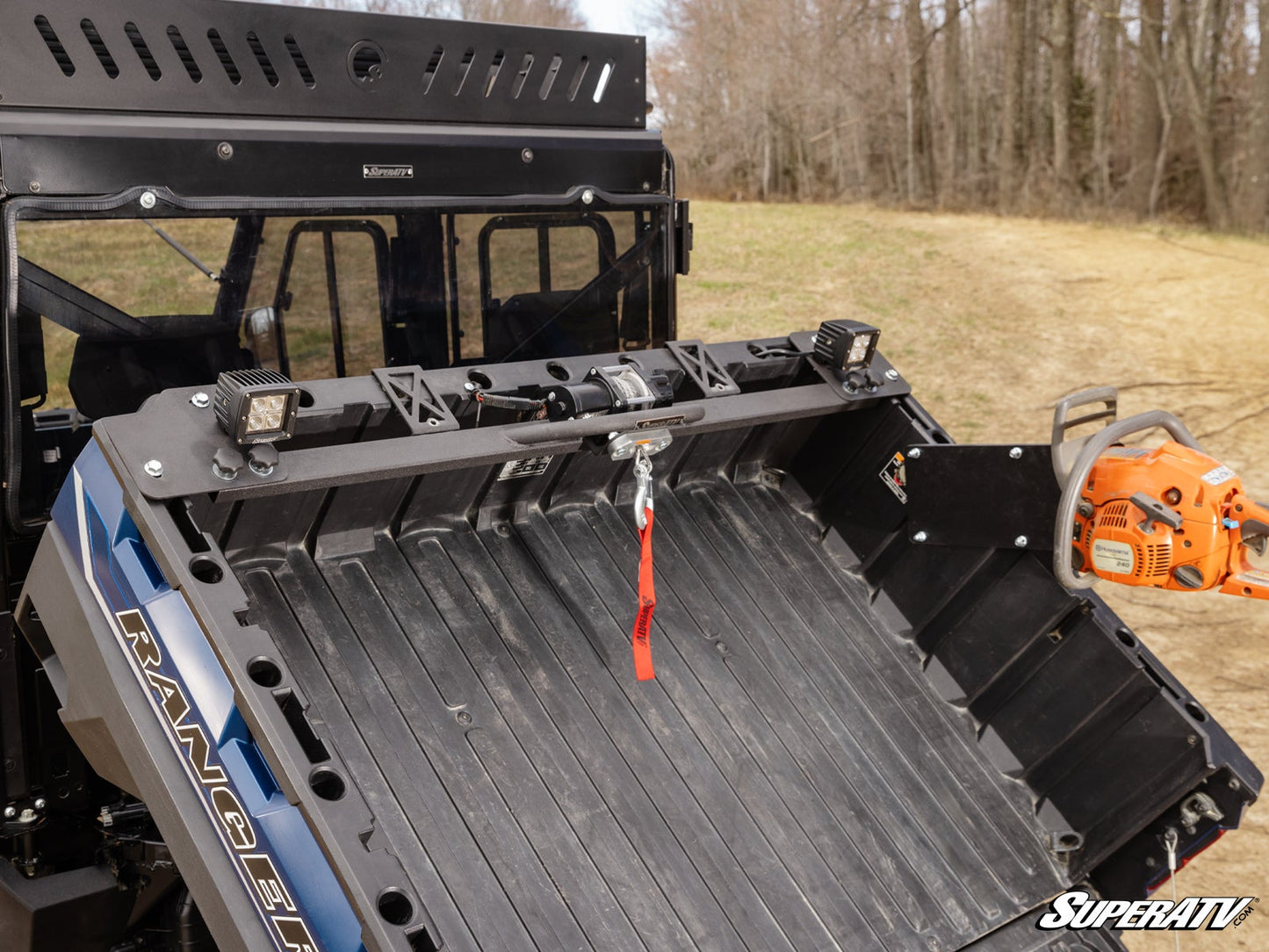 SuperATV Polaris Ranger XP 1000 Bed Winch 500 lb