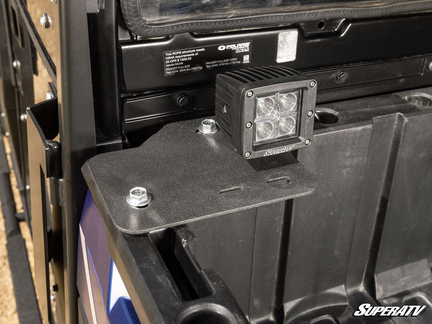 SuperATV Polaris Ranger 570 Bed Winch 500lb Capacity