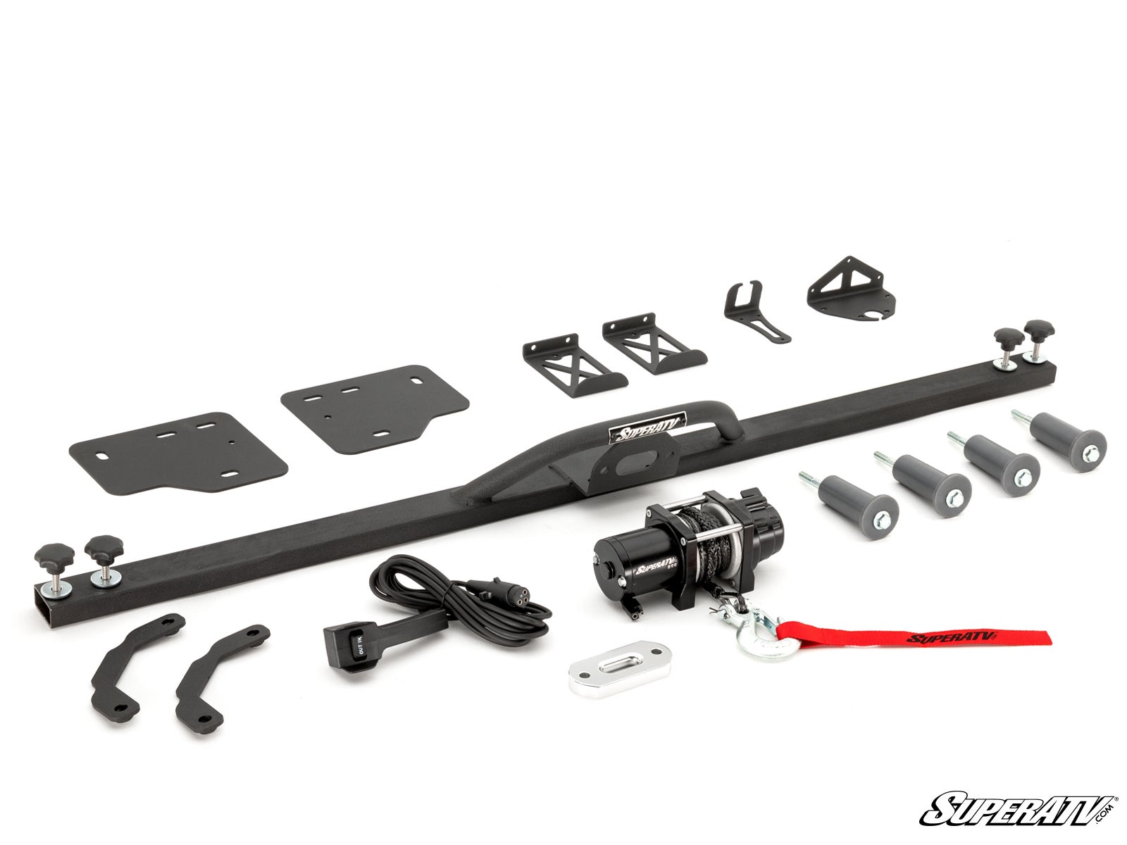 SuperATV Polaris Ranger XP 570 Bed Winch 500‑lb Capacity