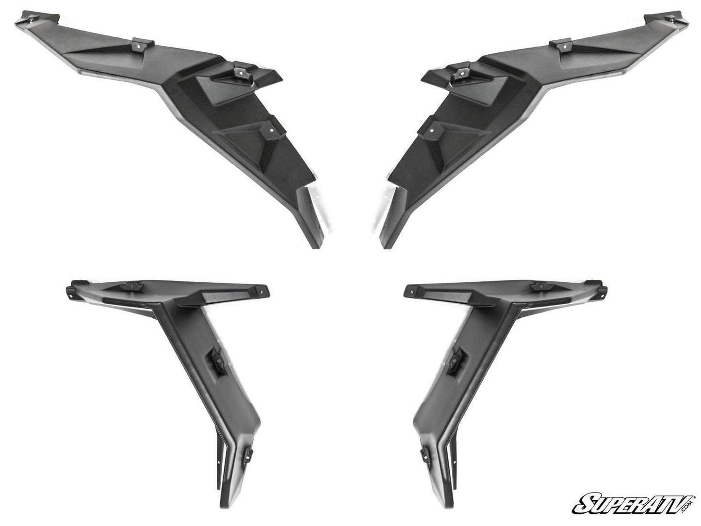 SuperATV Polaris RZR XP Turbo Extra‑Wide Fender Flares