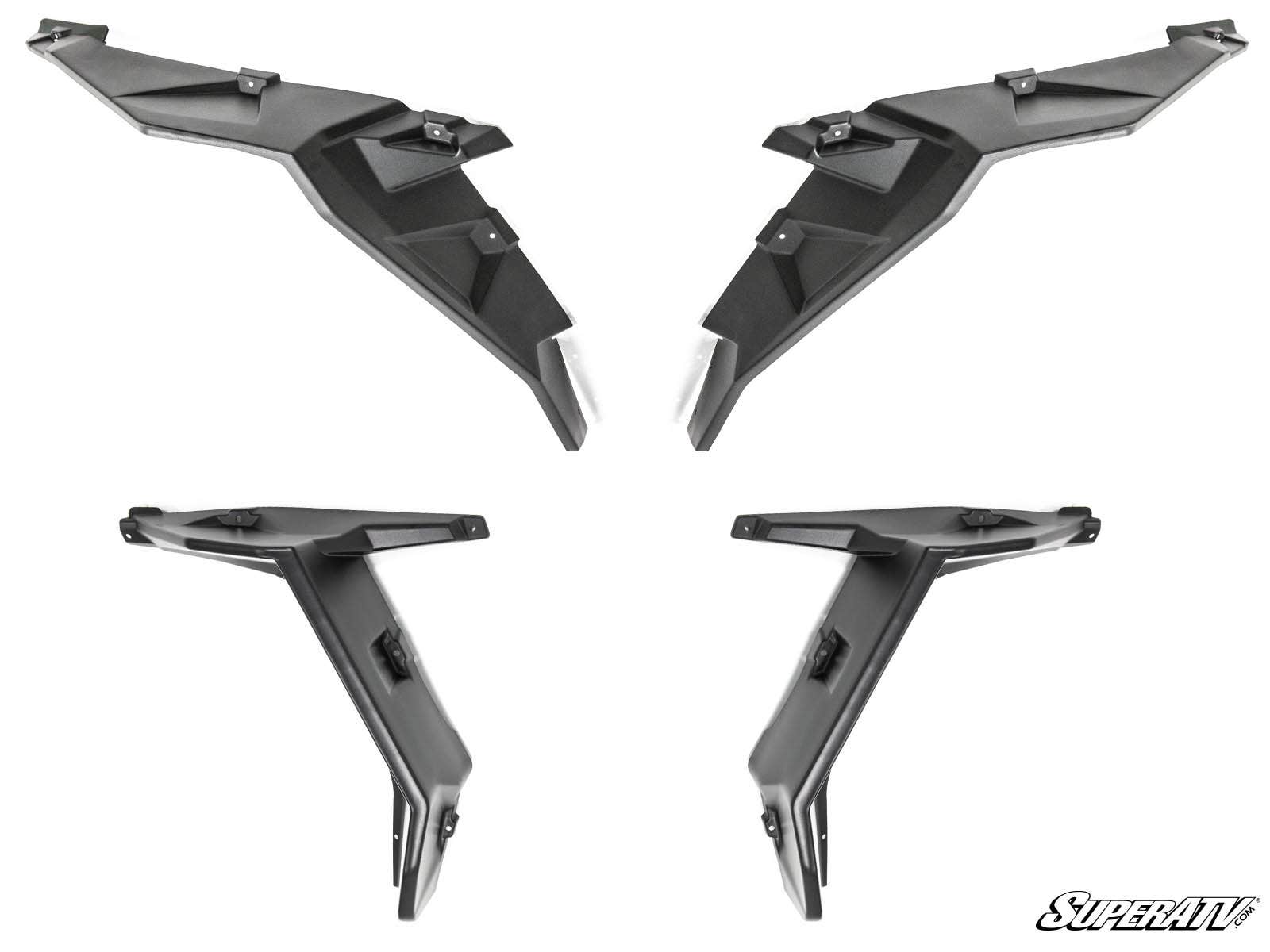 SuperATV Polaris RZR XP Turbo Extra‑Wide Fender Flares
