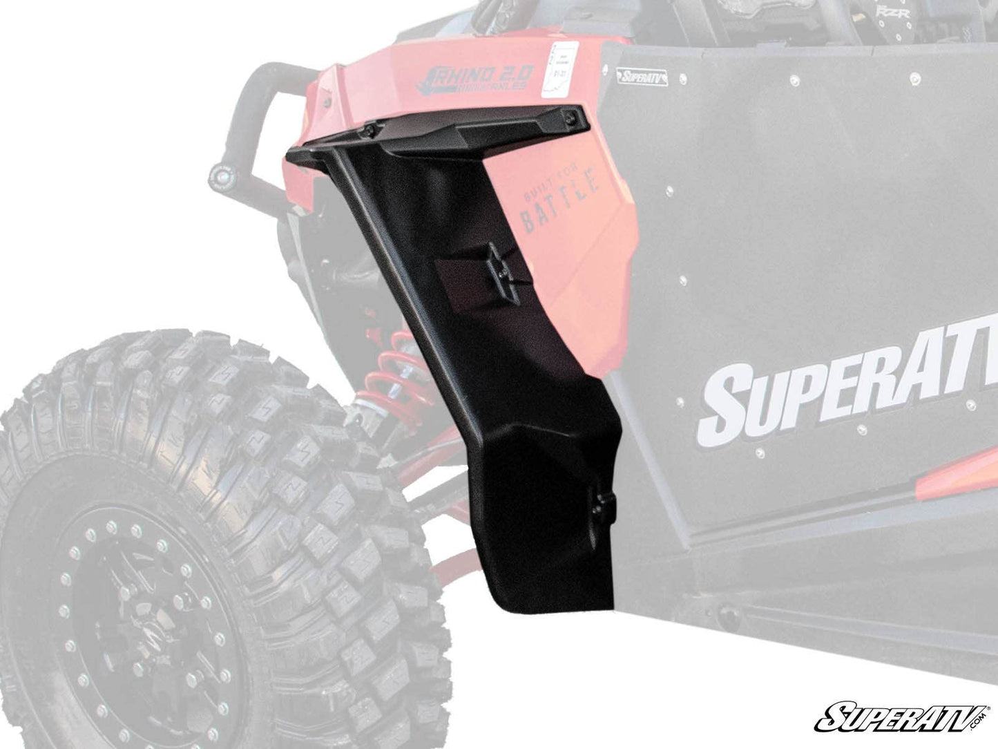SuperATV Polaris RZR XP Turbo Extra‑Wide Fender Flares