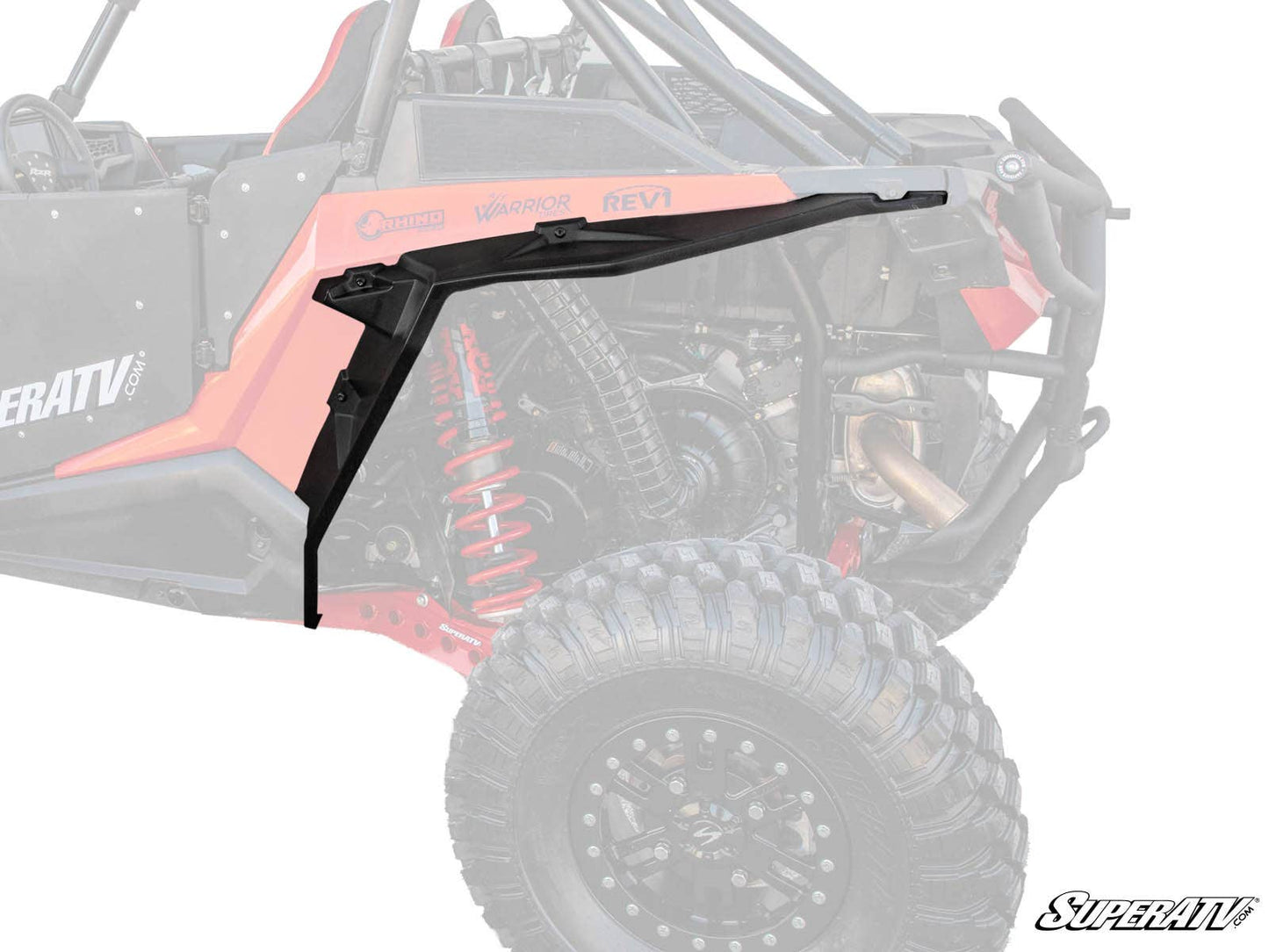 SuperATV Polaris RZR XP Turbo Extra‑Wide Fender Flares
