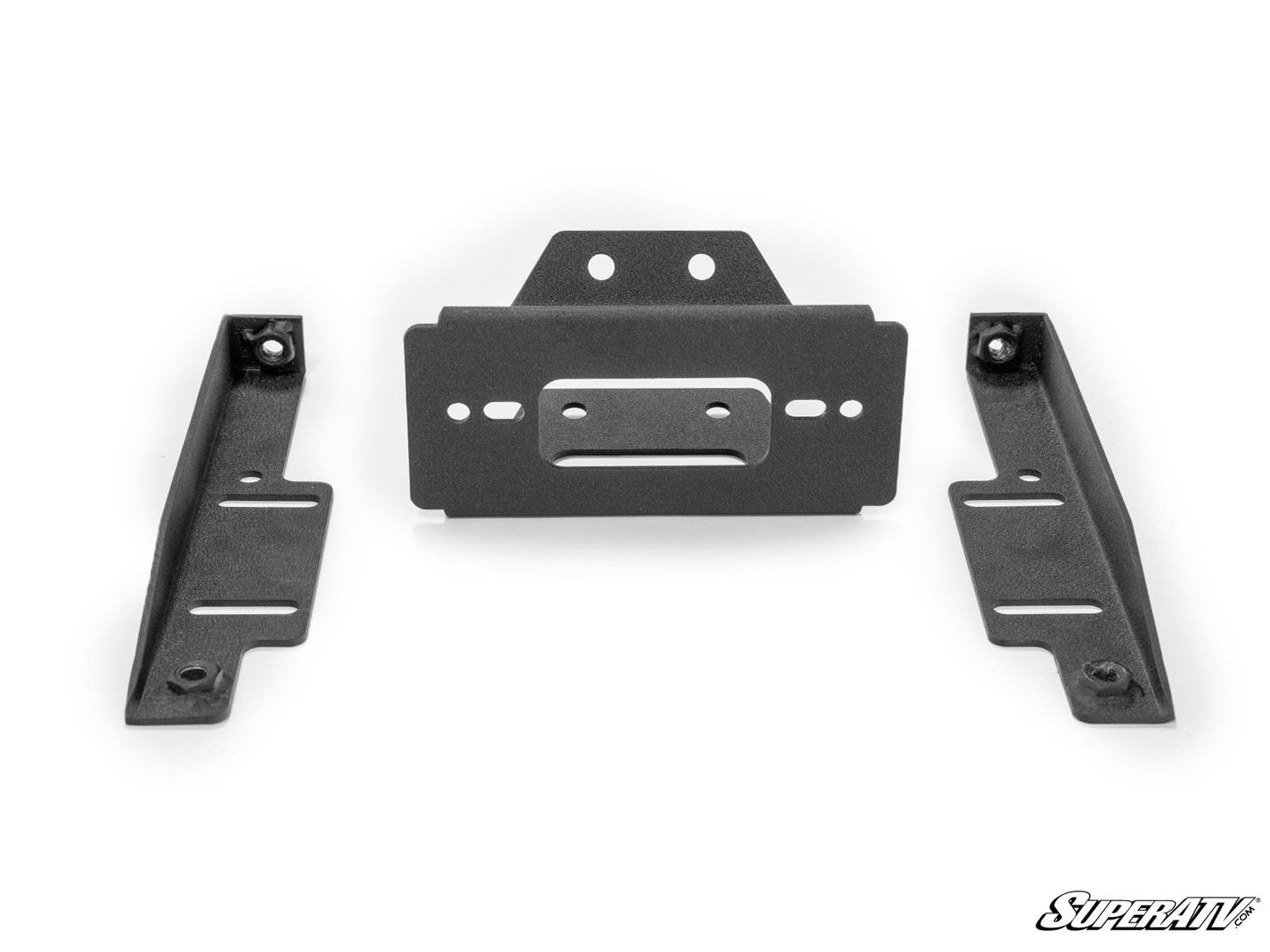 SuperATV Polaris RZR Winch Mounting Plate 3500‑6000 lb Capacity