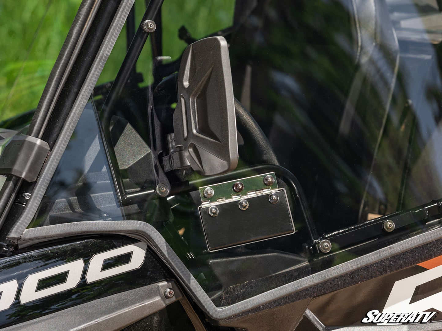 SuperATV Polaris RZR XP Turbo Upper Doors, Scratch‑Resistant Polycarbonate