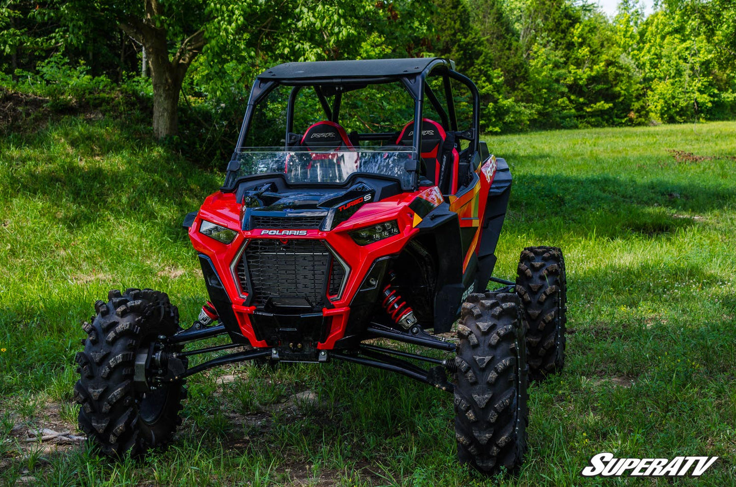 SuperATV Polaris RZR S 1000 Half Windshield Scratch Resistant