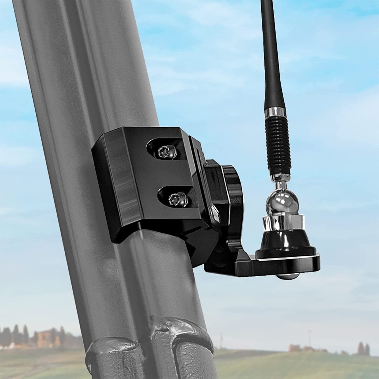 KEMIMOTO Heavy-Duty Aluminum Flag & Whip Light Mount Pro-fit Cage