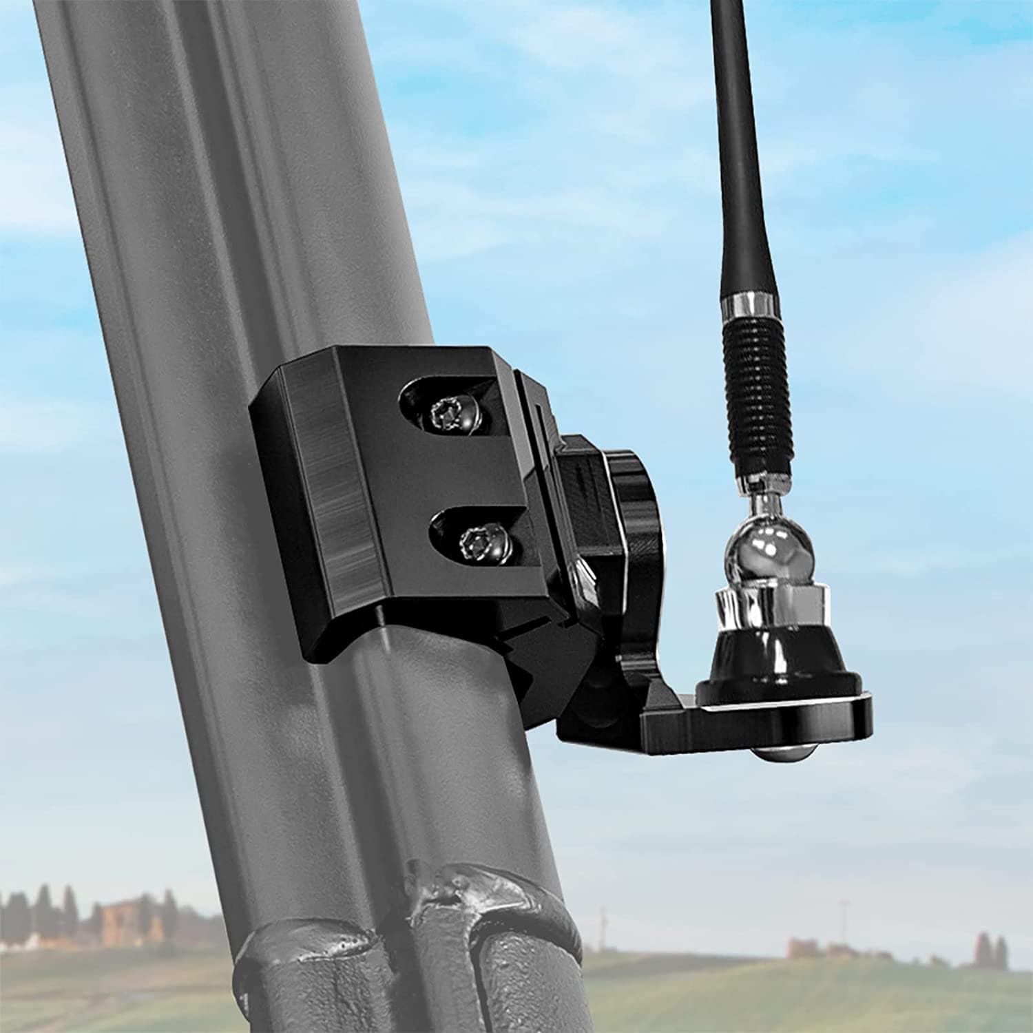 KEMIMOTO Heavy-Duty Aluminum Flag & Whip Light Mount Pro-fit Cage