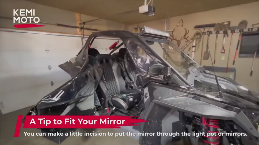 Kemimoto Soft Cab Enclosure for Polaris RZR PRO XP/Turbo R