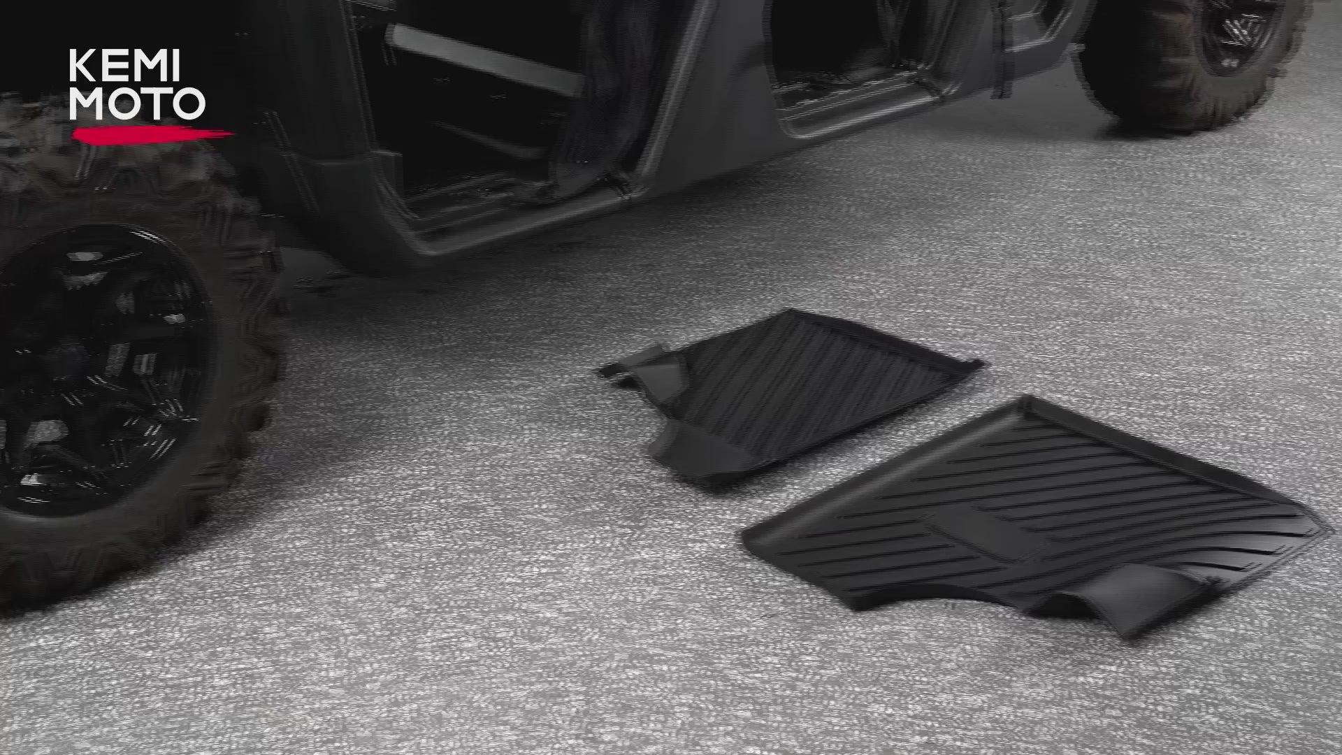 KEMIMOTO TPE Floor Mats for Can‑Am Defender 2016‑2024