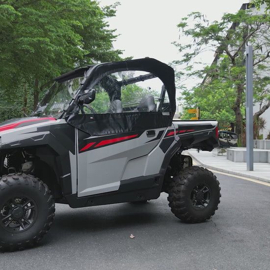 Kemimoto UTV Soft Upper Doors for Polaris General & XP 1000