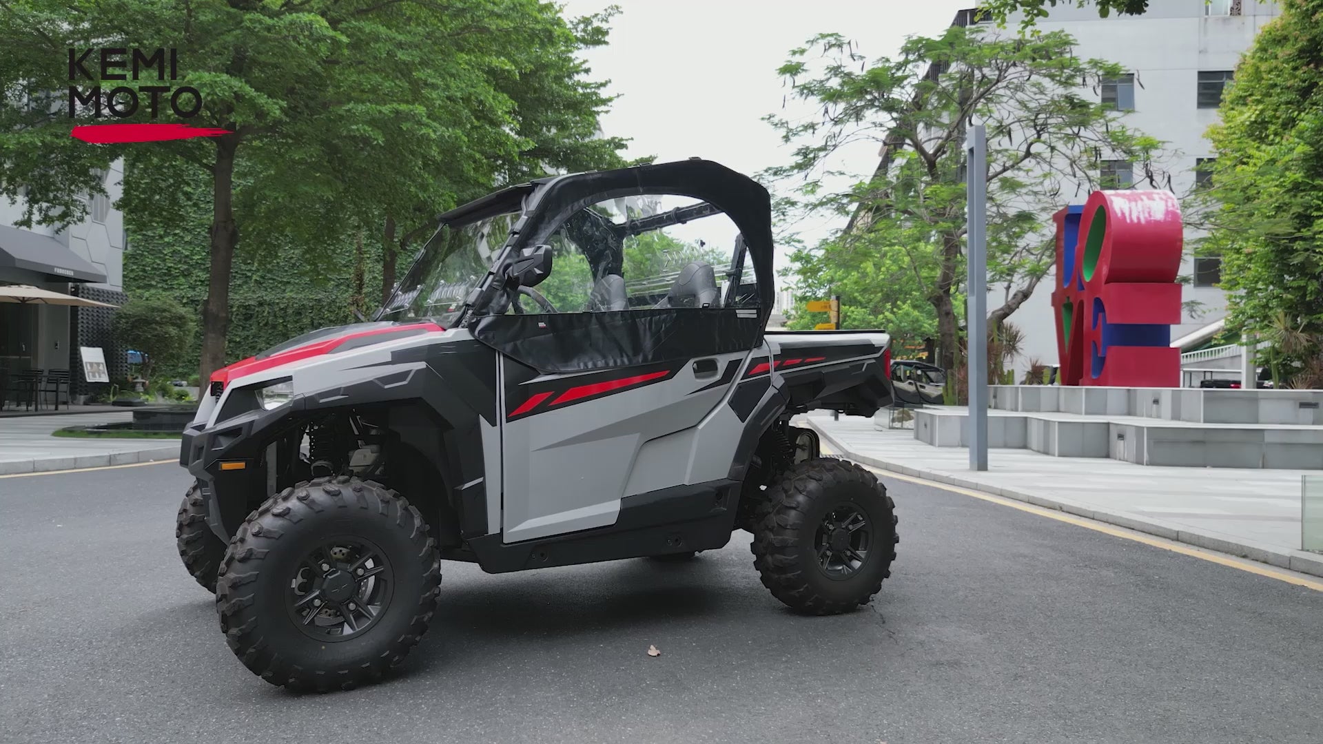 Kemimoto UTV Soft Upper Doors for Polaris General & XP 1000