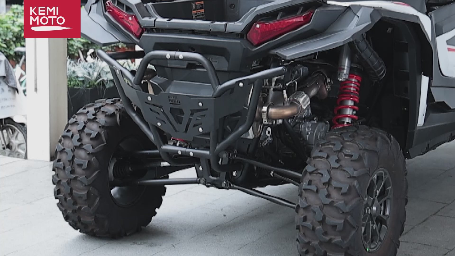 Kemimoto Heavy Duty Steel Rear Bumper for Polaris XP 1000/4