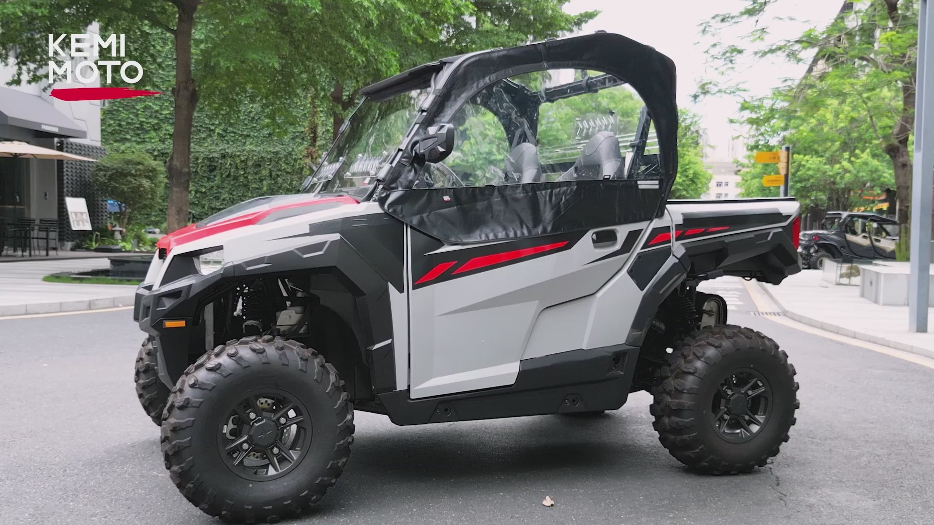 Kemimoto UTV Soft Upper Doors for Polaris General & XP 1000